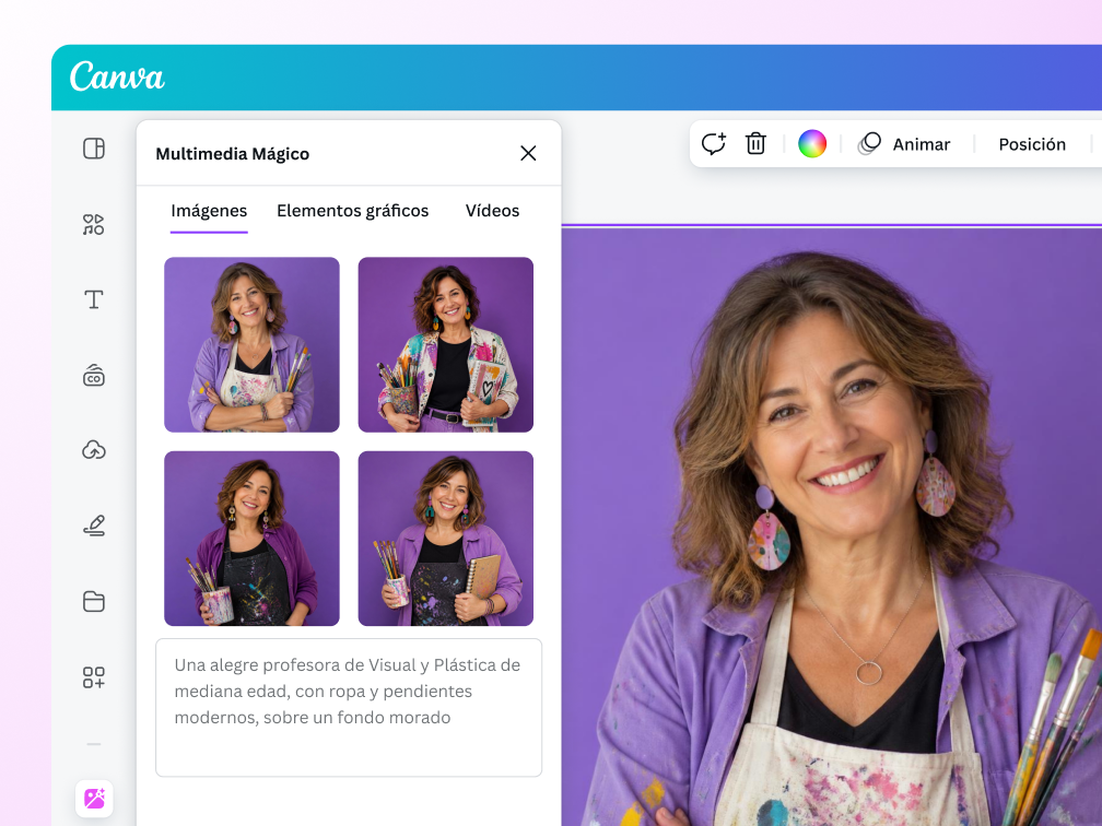 Genera caras tus fotos de archivo