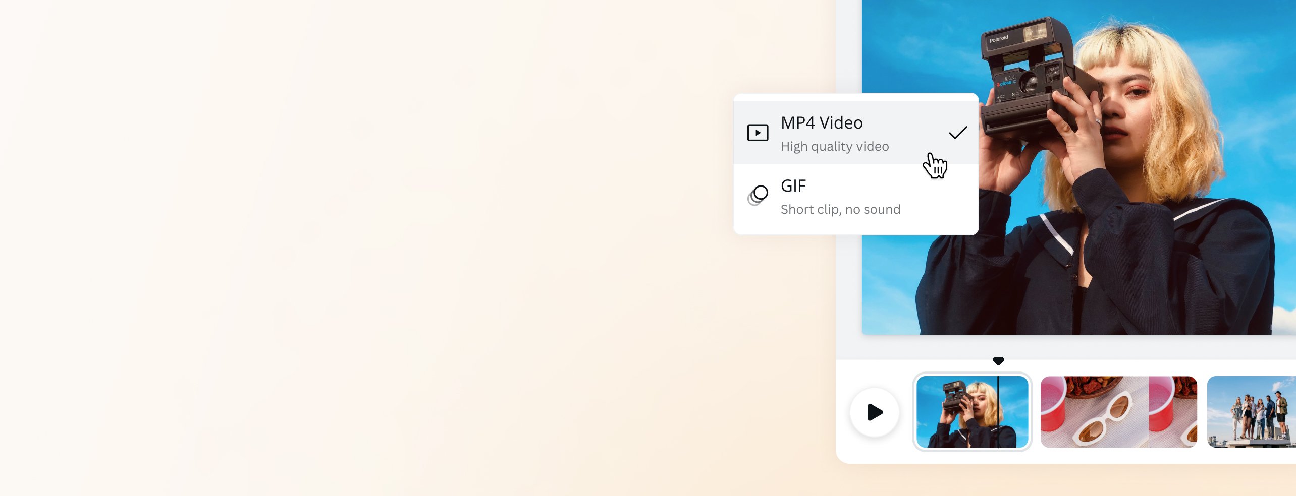 GIF to Video Feature Banner