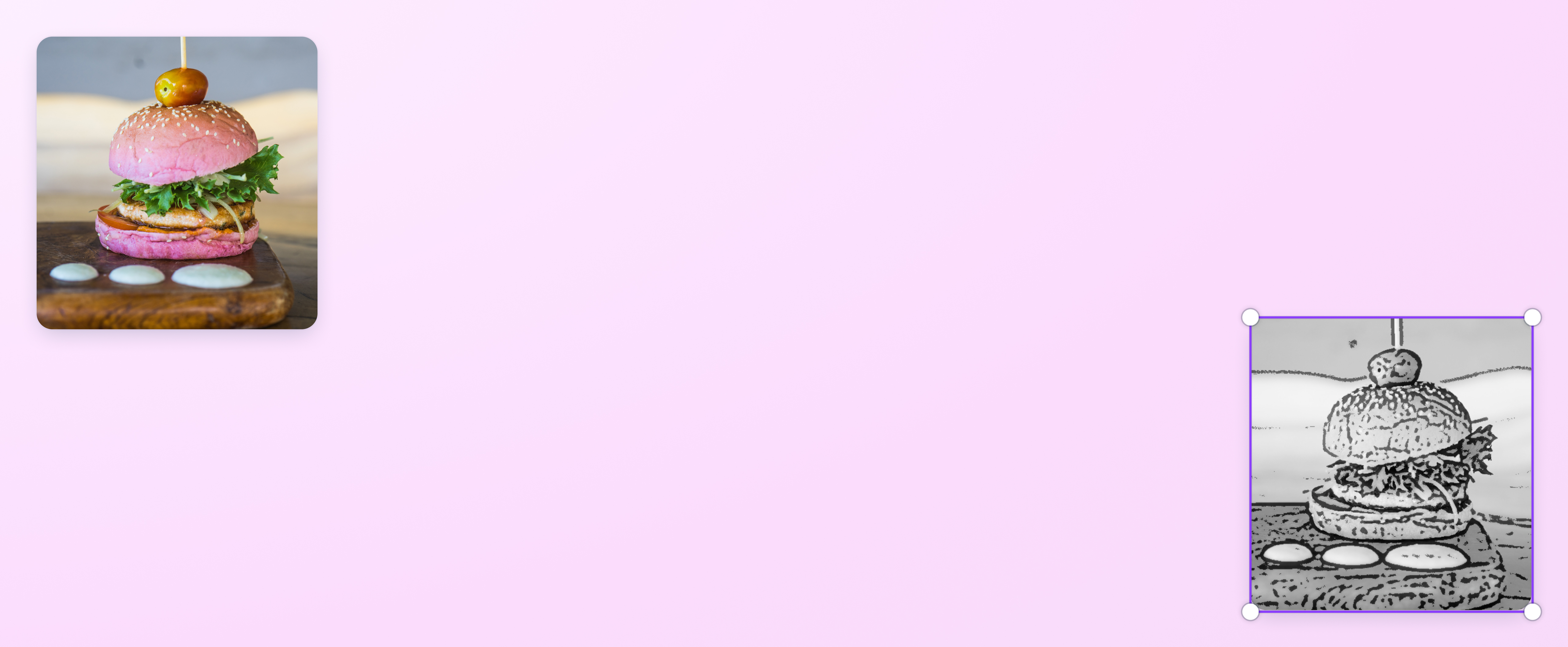 แบนเนอร์ฟีเจอร์เปลี่ยนรูปเป็นภาพวาด