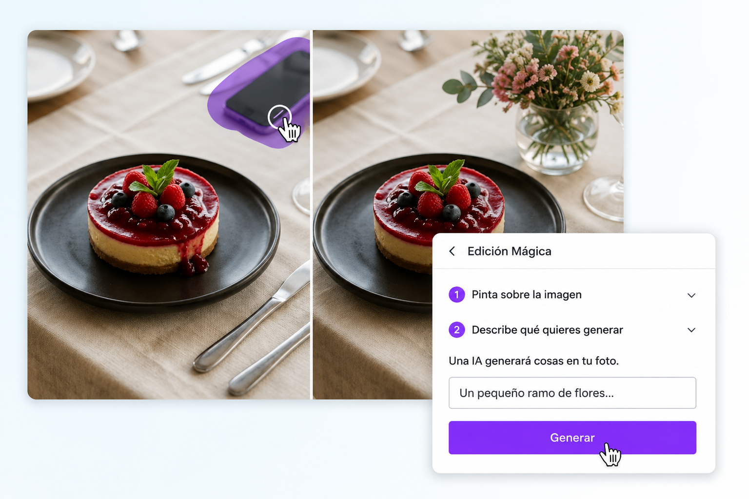 Agregar o reemplazar objetos con Magic Edit