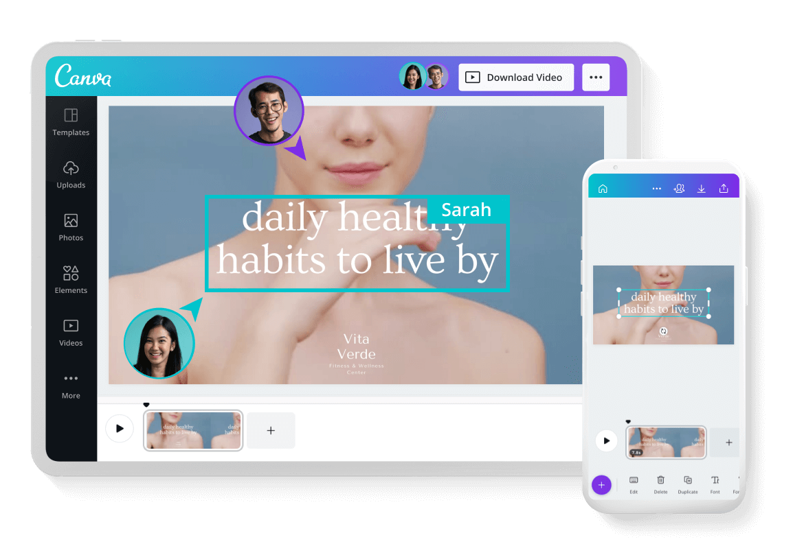 유튜브 동영상 만들기 | 무료 동영상 편집기 | Canva(캔바)