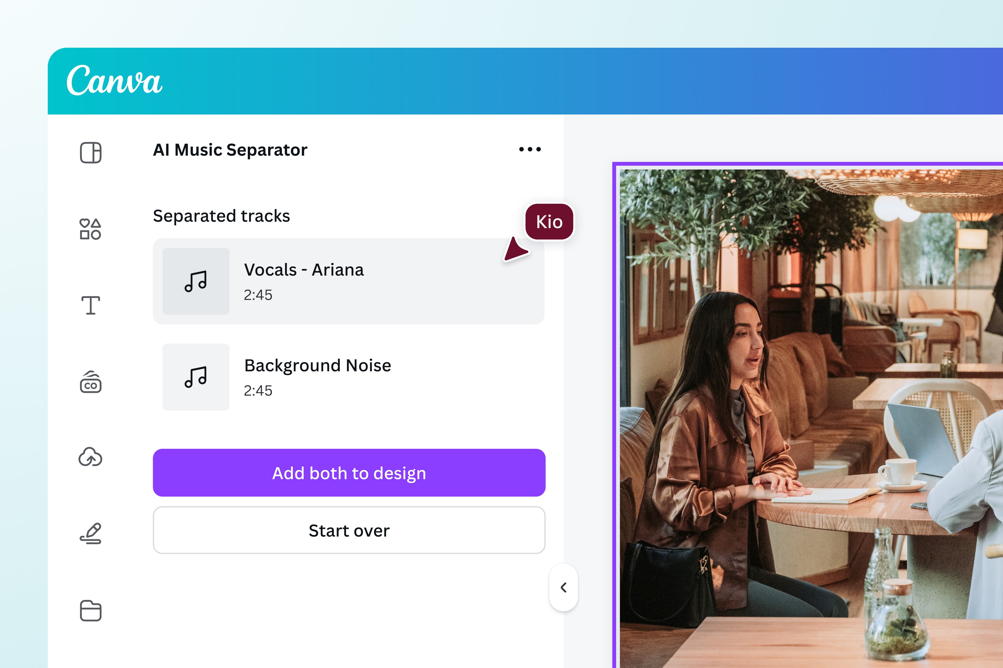 Clean up audio in seconds