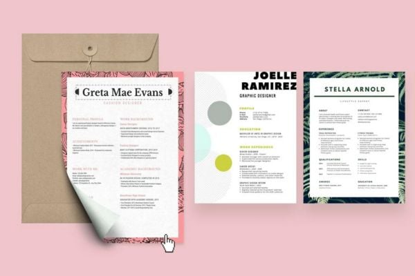 30 ejemplos de curriculum vitae creativos