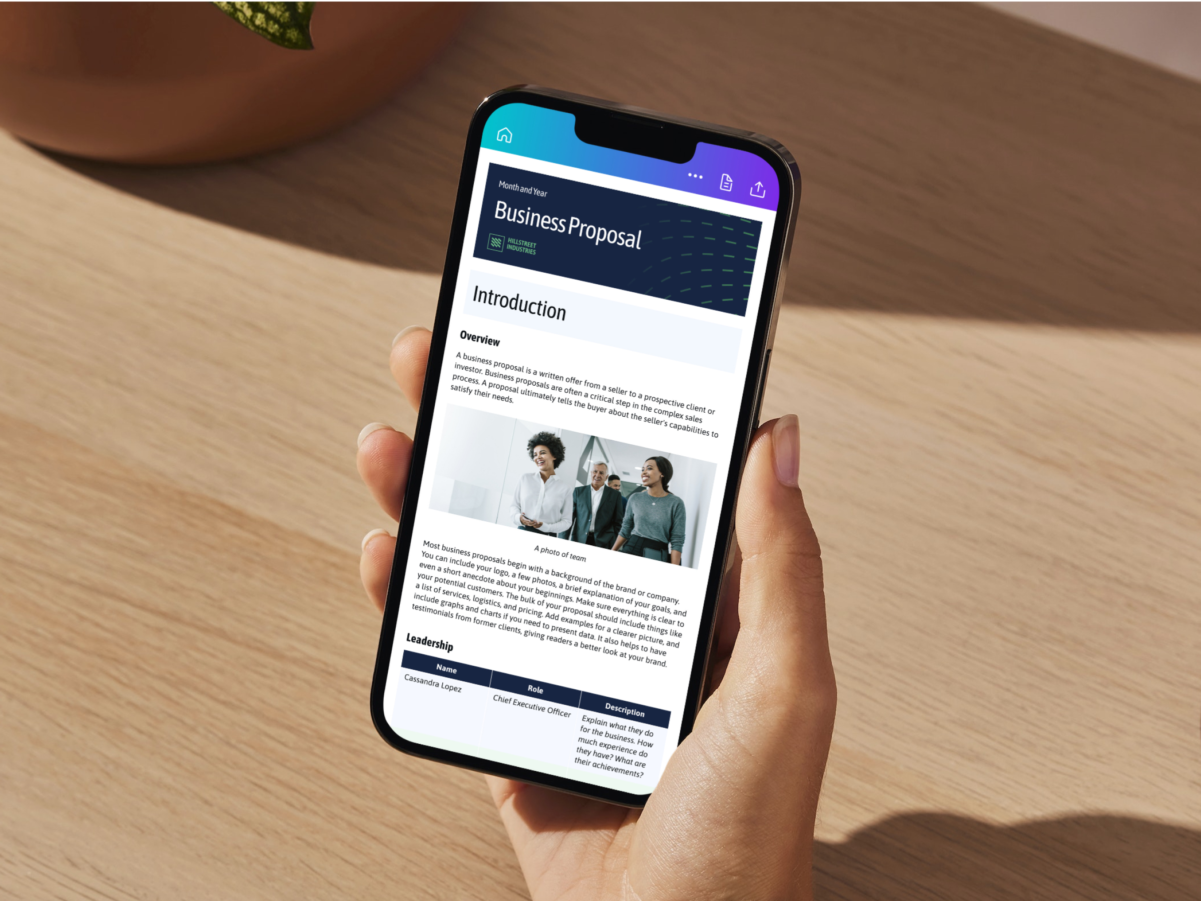 proposta di collaborazione esempio