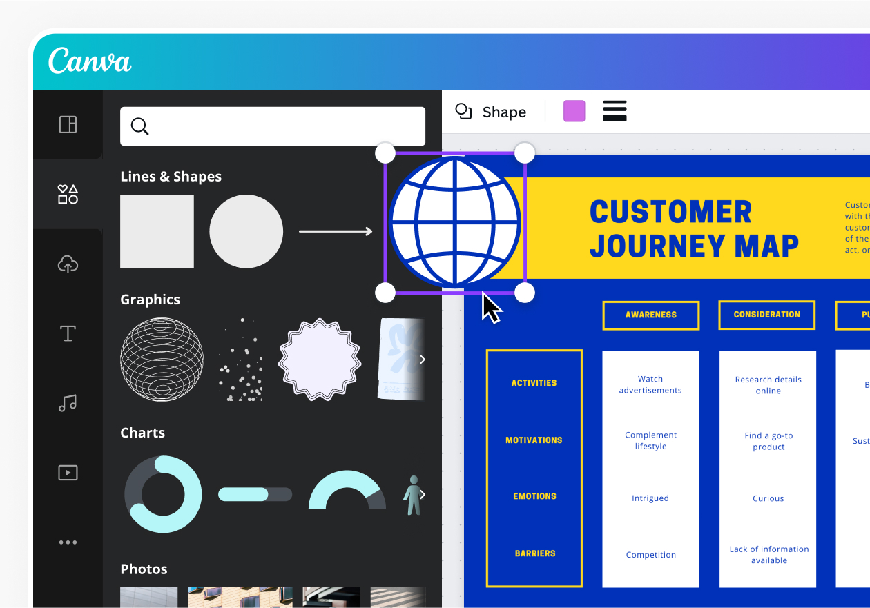 Graphs - Customer Journey Maps Promo Showcase 03 Graphs - Customer Journey Maps Promo Showcase 03