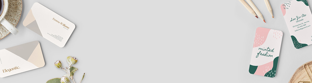 Biglietti da visita angoli arrotondati