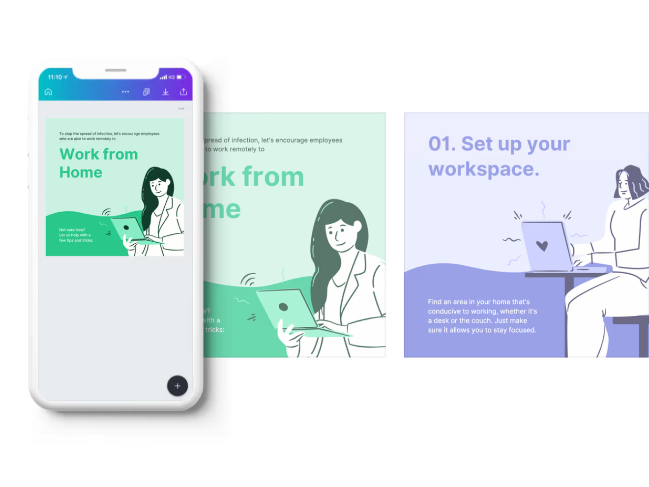 Design posts for Instagram