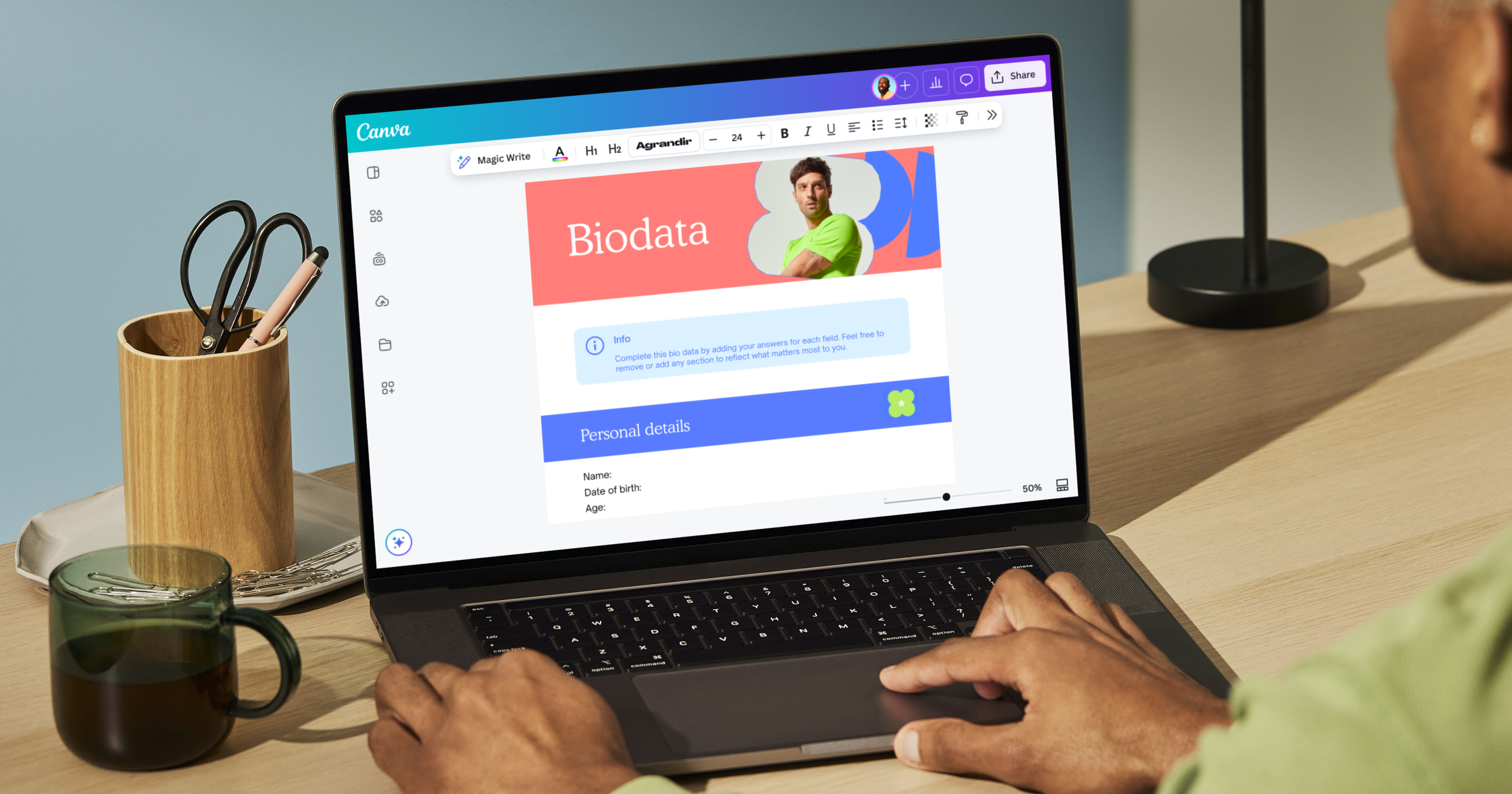 How to write biodata? (Tips and examples) | Canva