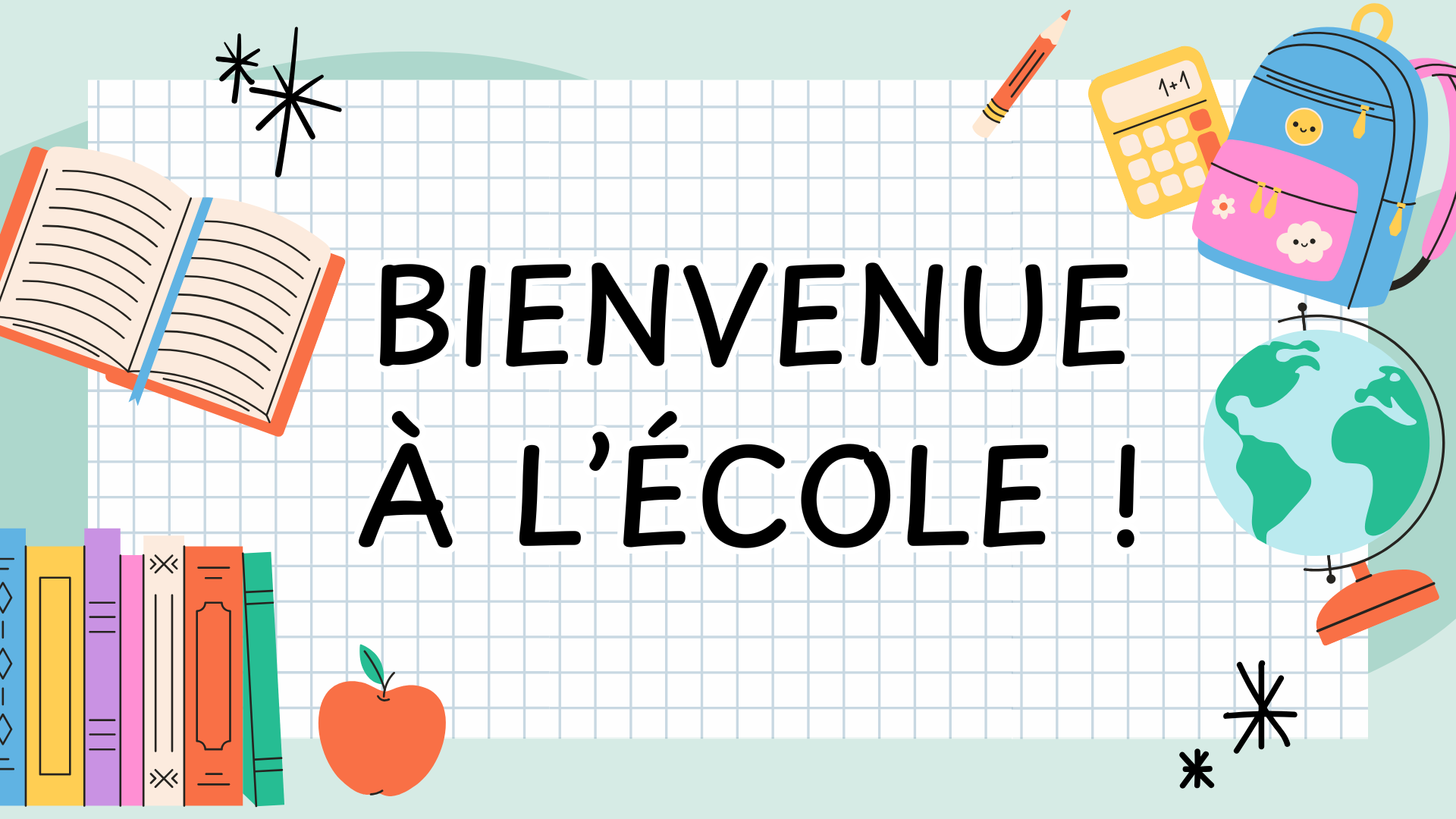 Modèle de présentation de bienvenue à l’école
