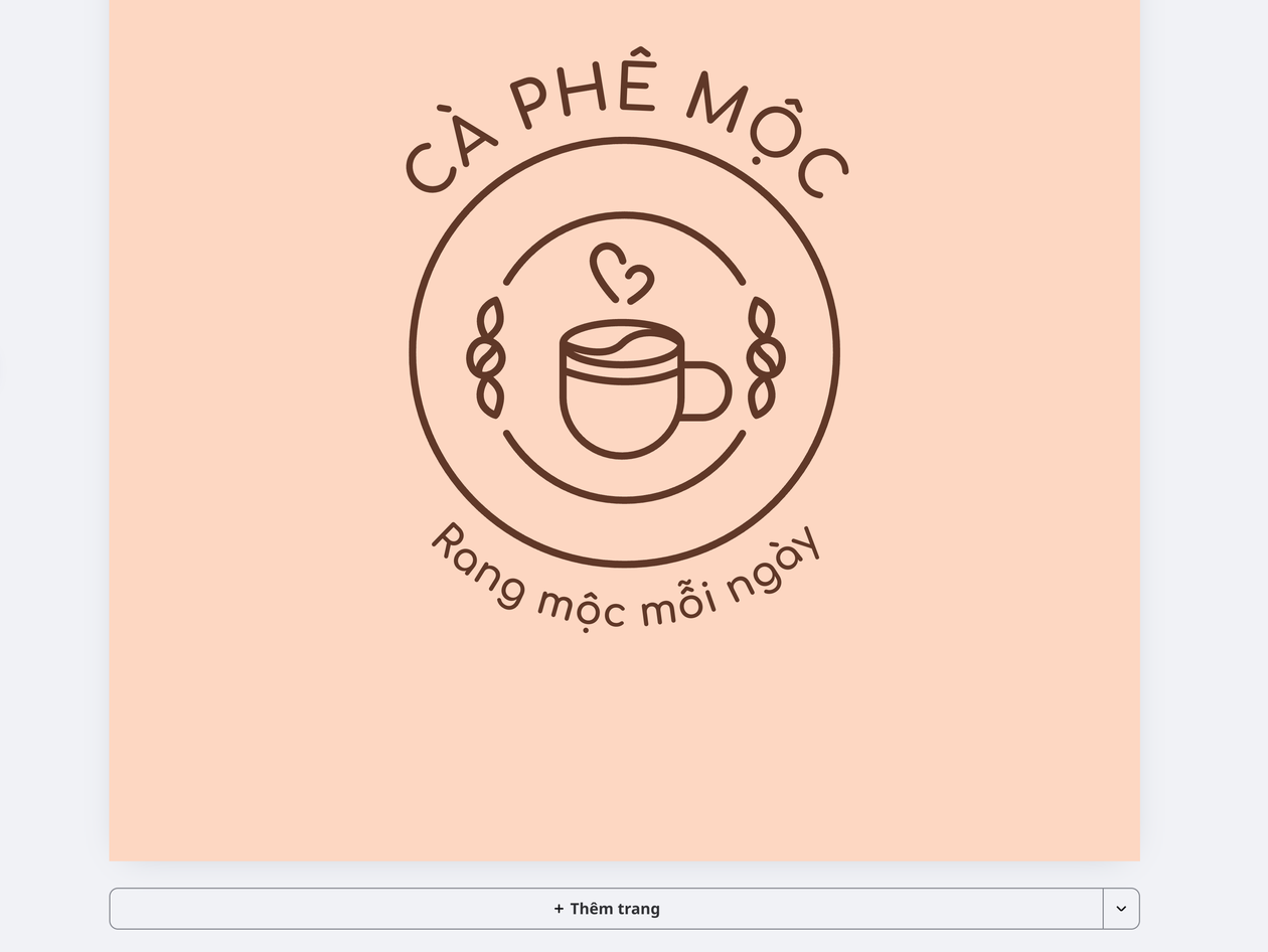 Ghép hai cung chữ thành dấu ấn cho logo
