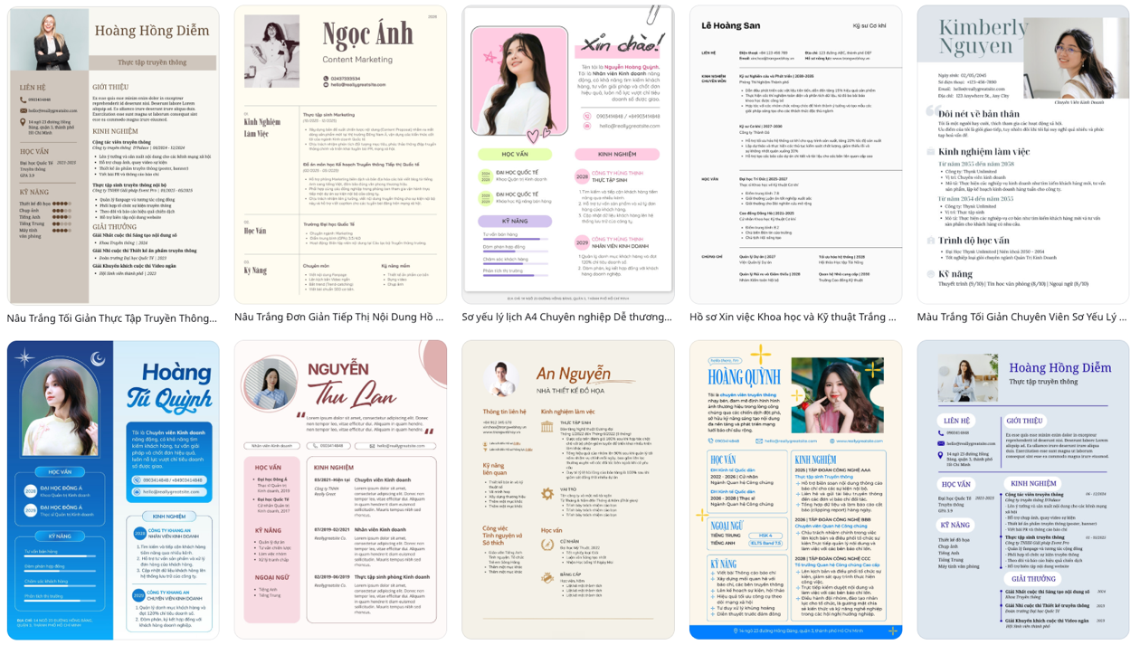 tạo cv online tạo cv online