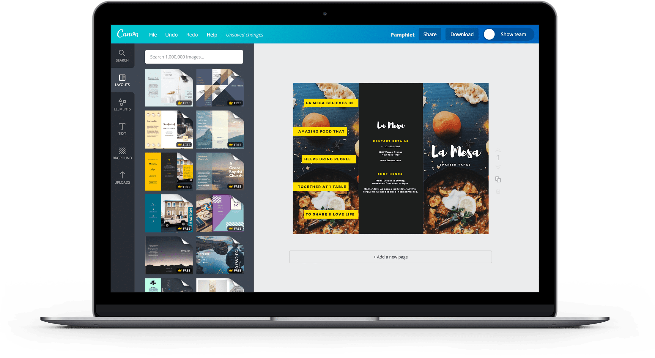 Pamphlet Landing Page Pamphlet Landing Page