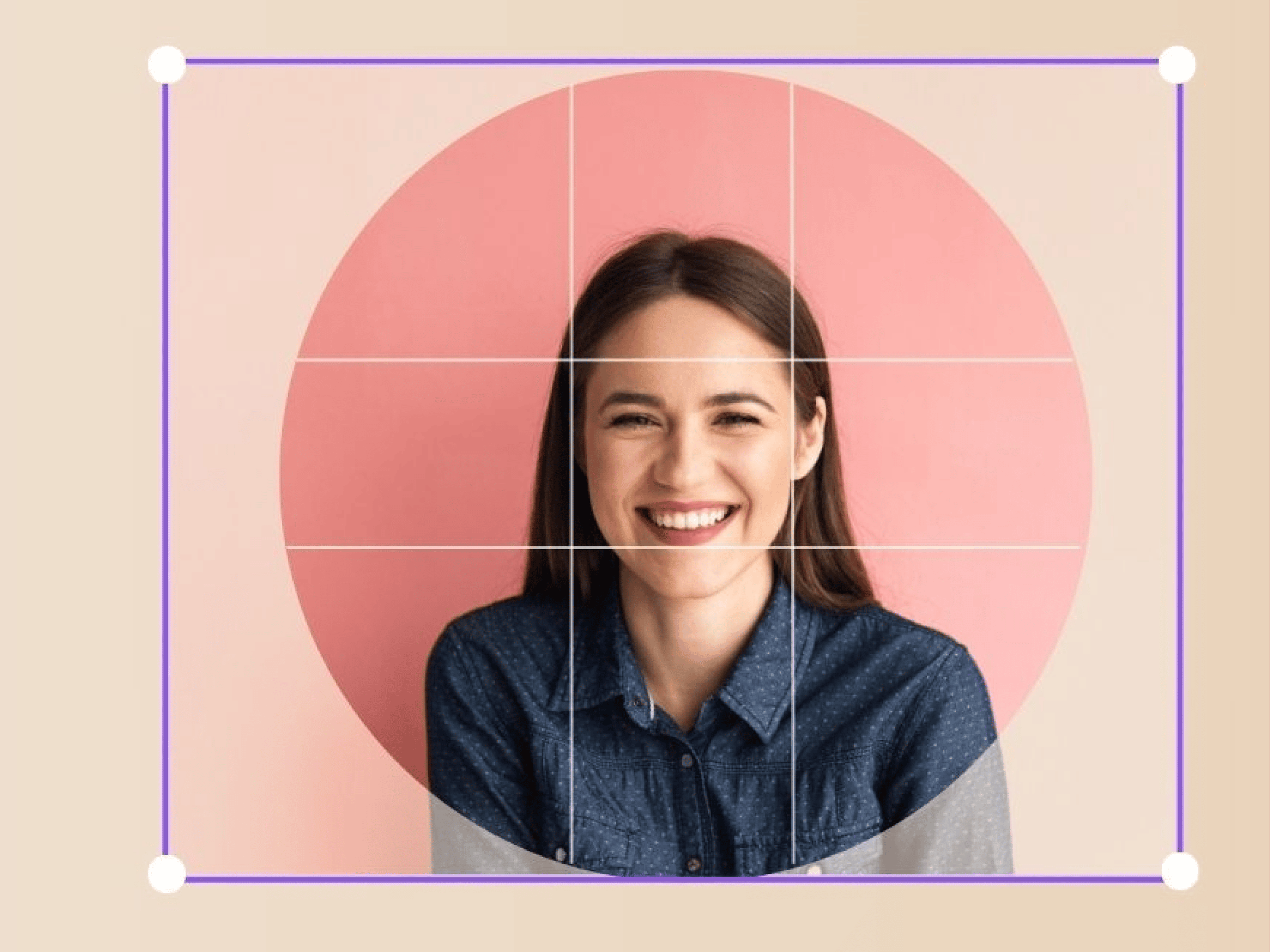 yuvarlak fotoğraf kırpma - Canva