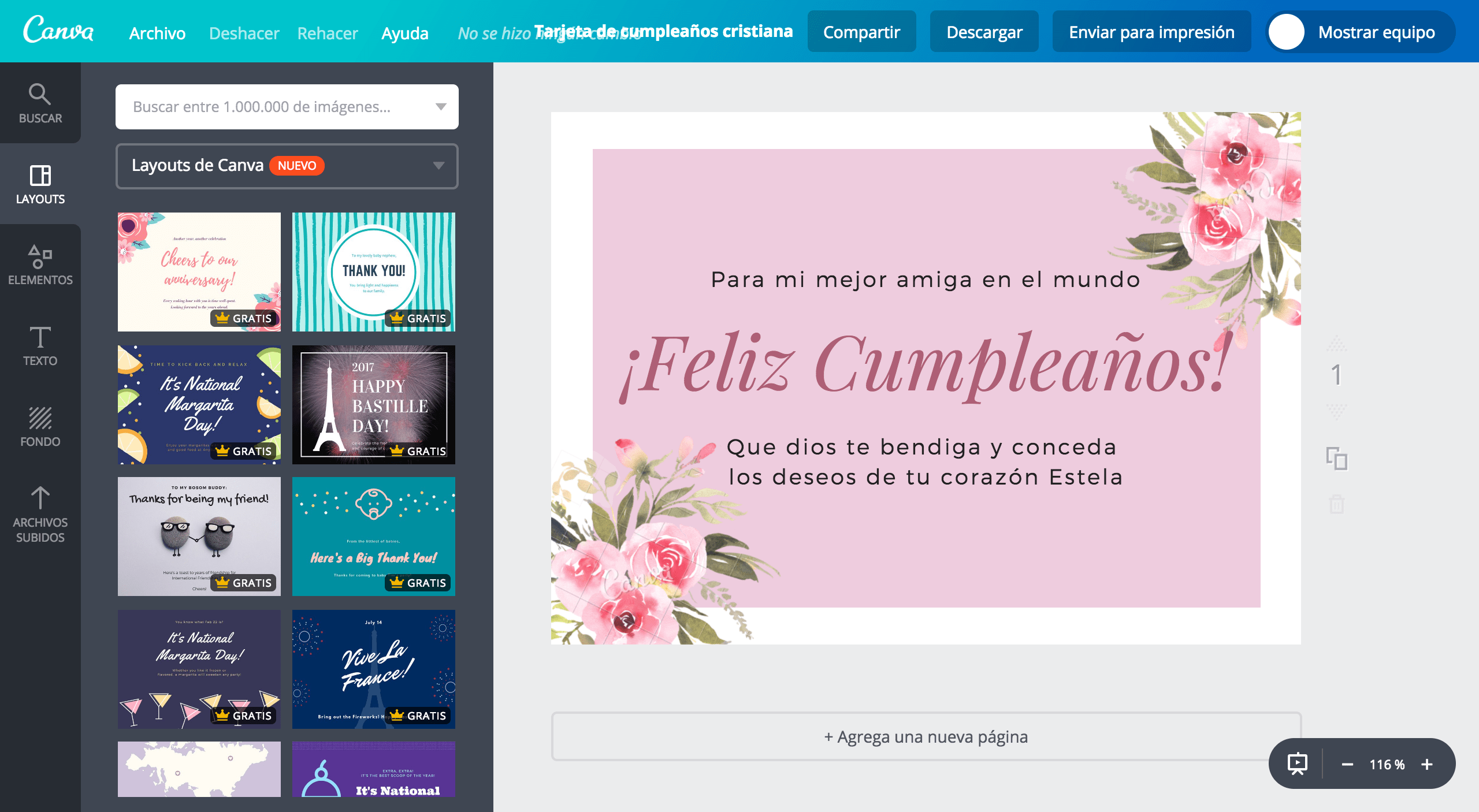 Tarjetas de cumpleaños cristianas