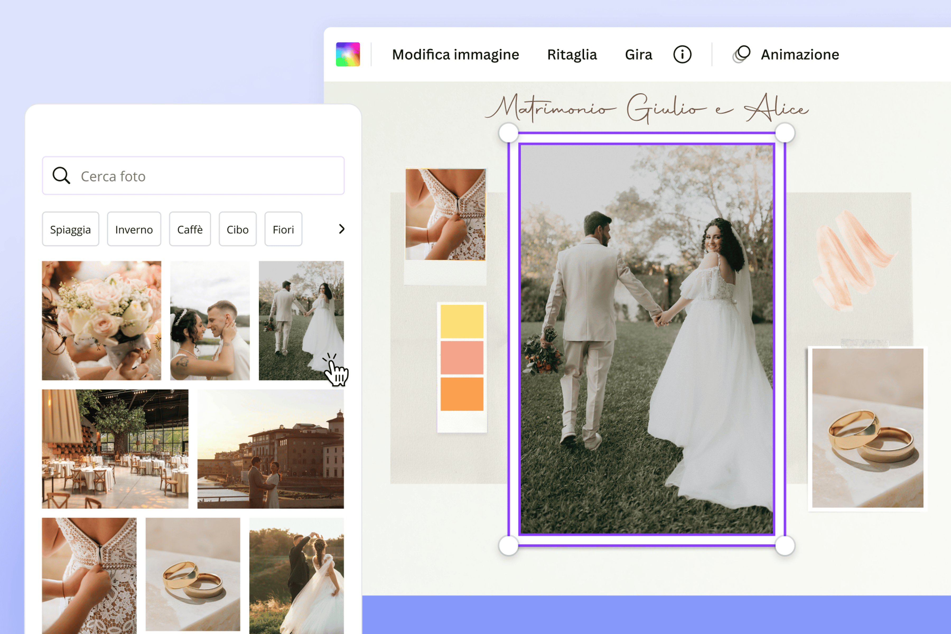 Come unire foto online