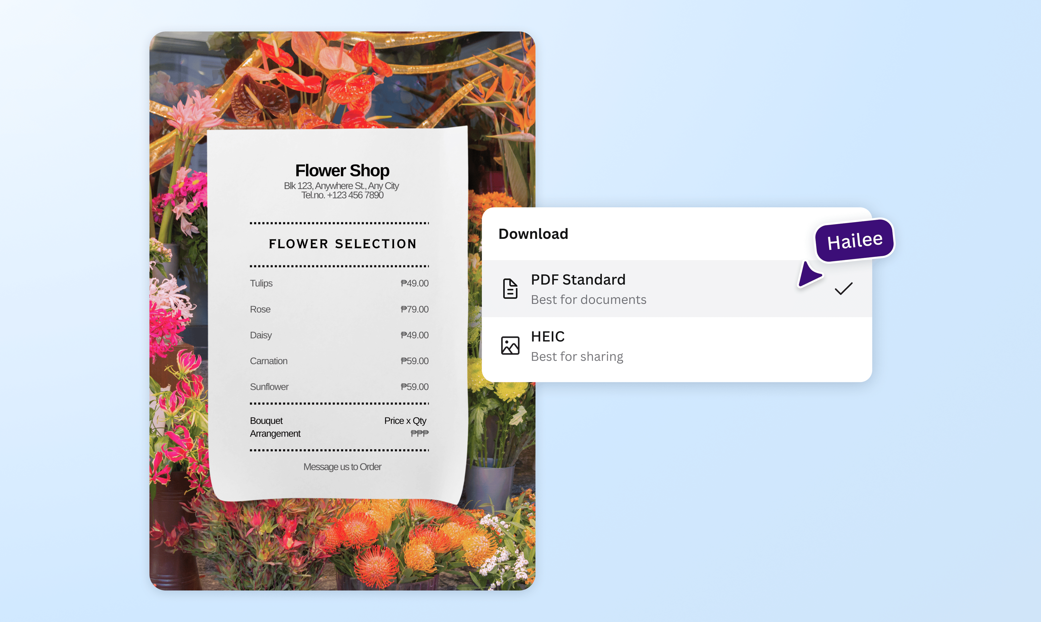 HEIC naar PDF - Canva