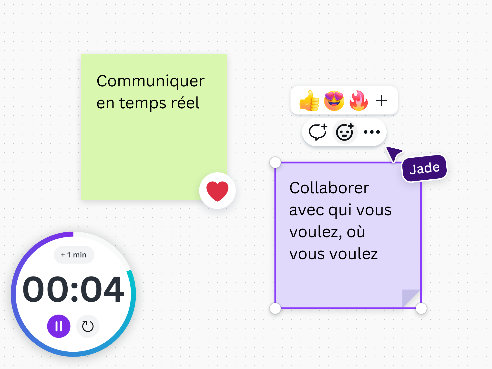 A preview of real-time collaboration on a whiteboard