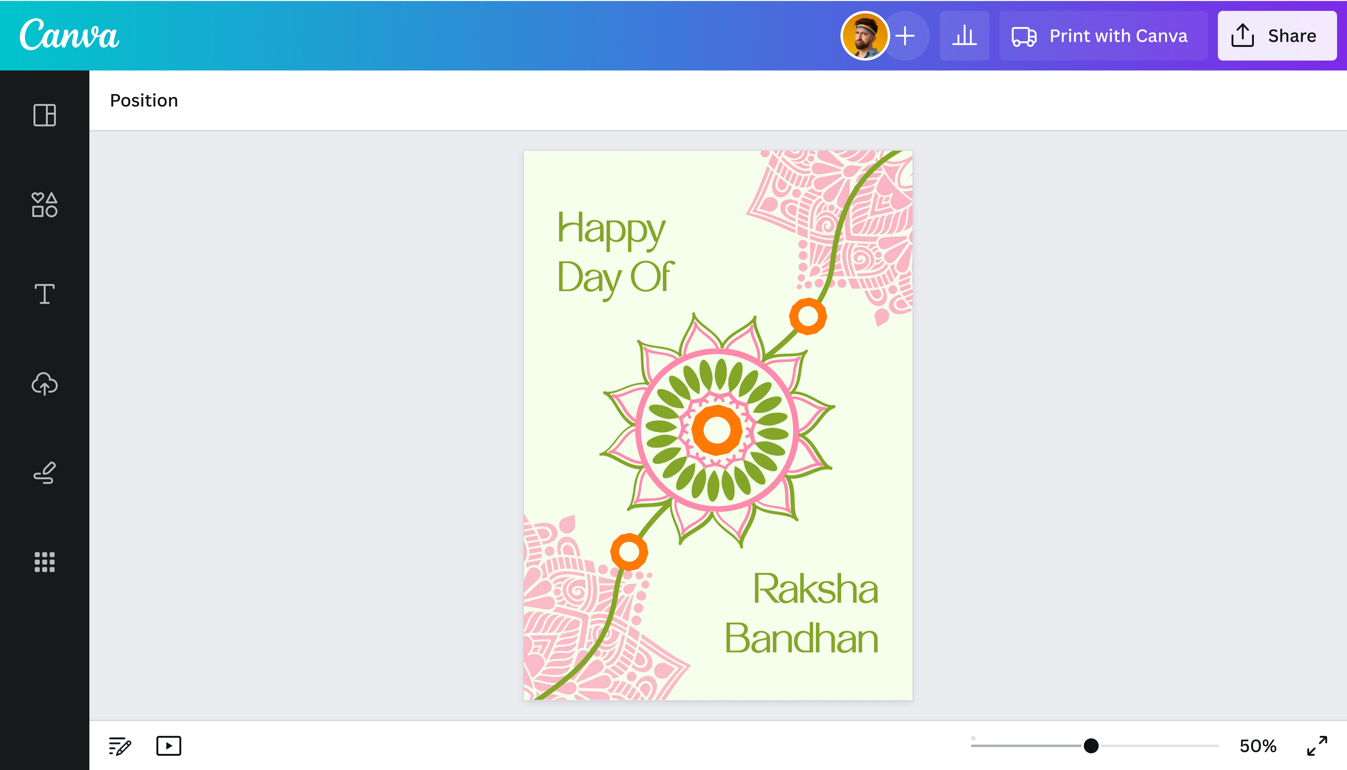 Create Raksha Bandhan Poster Maker Hero Banner