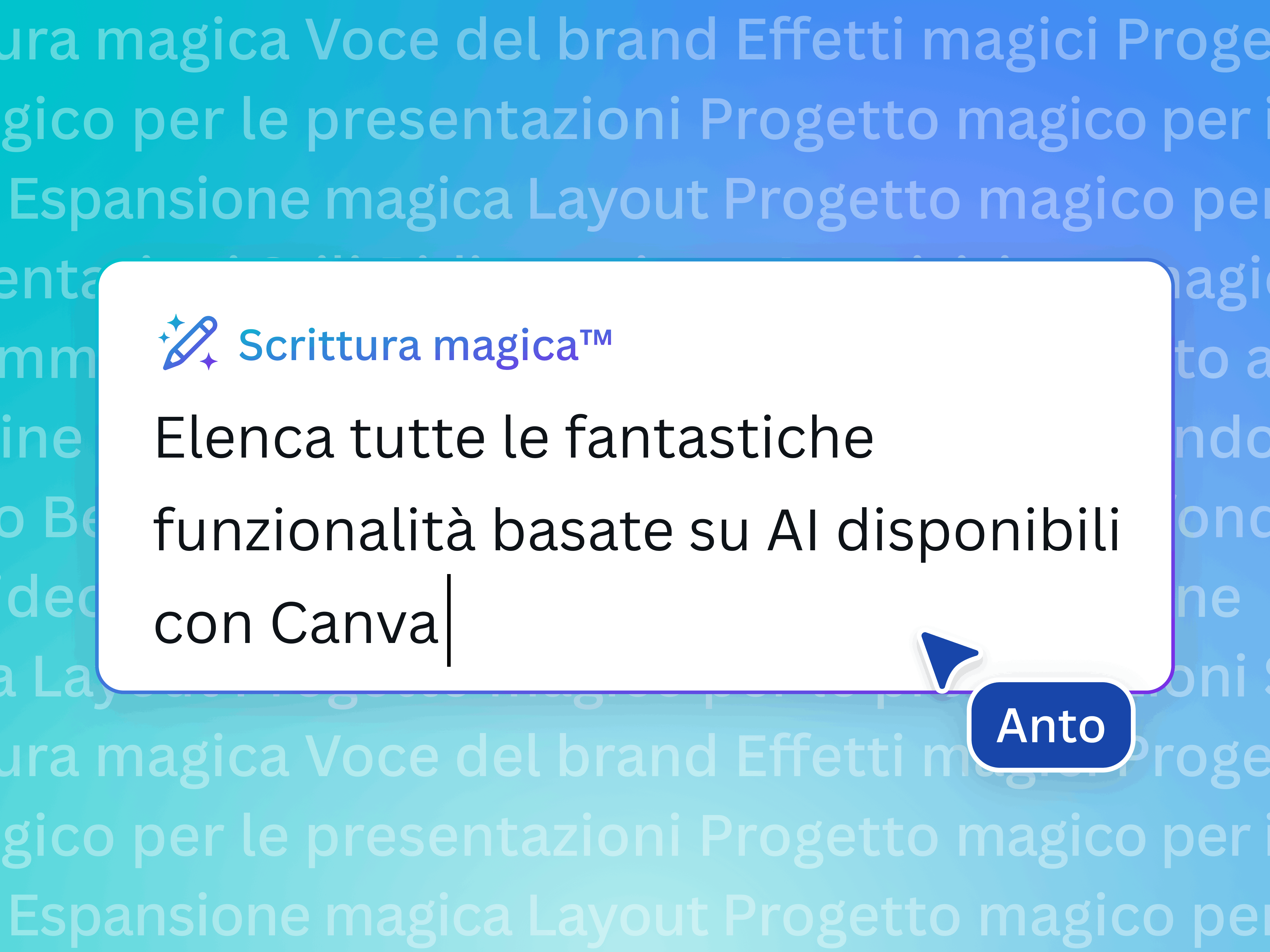 Scrittura magica