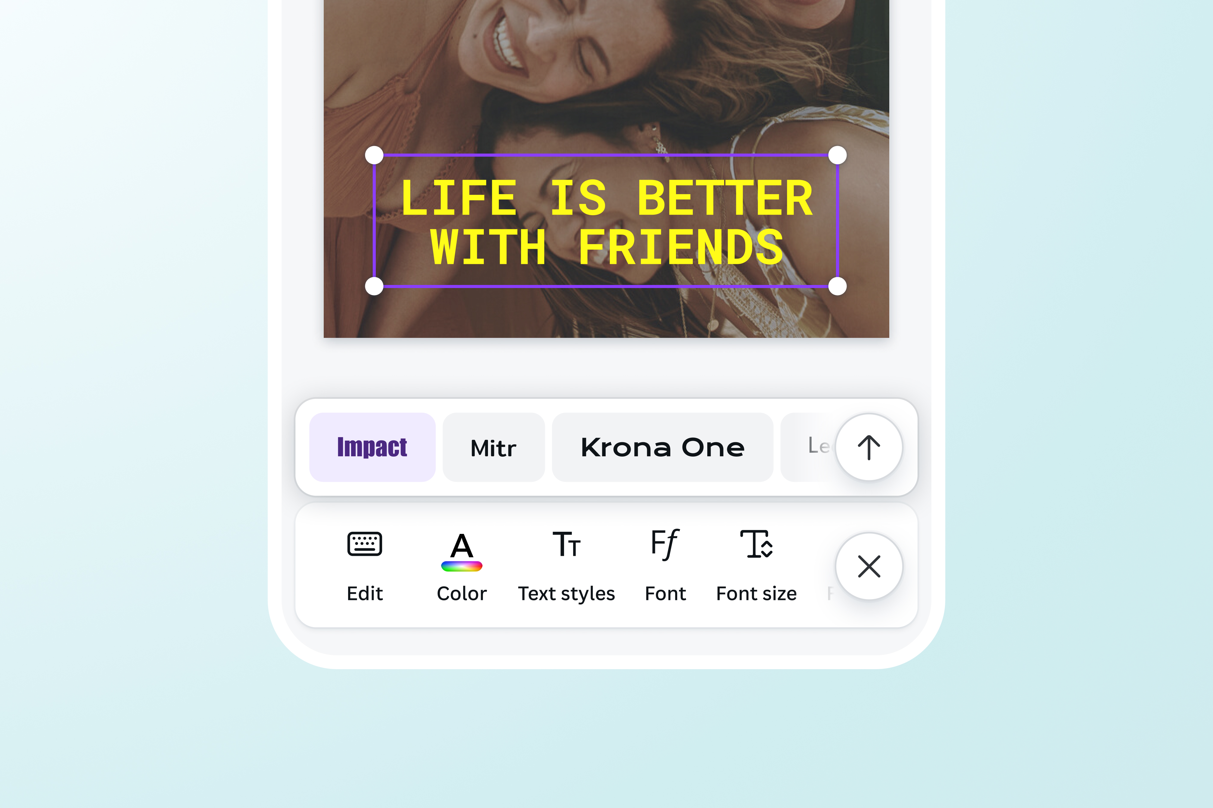 tambahkan teks ke video