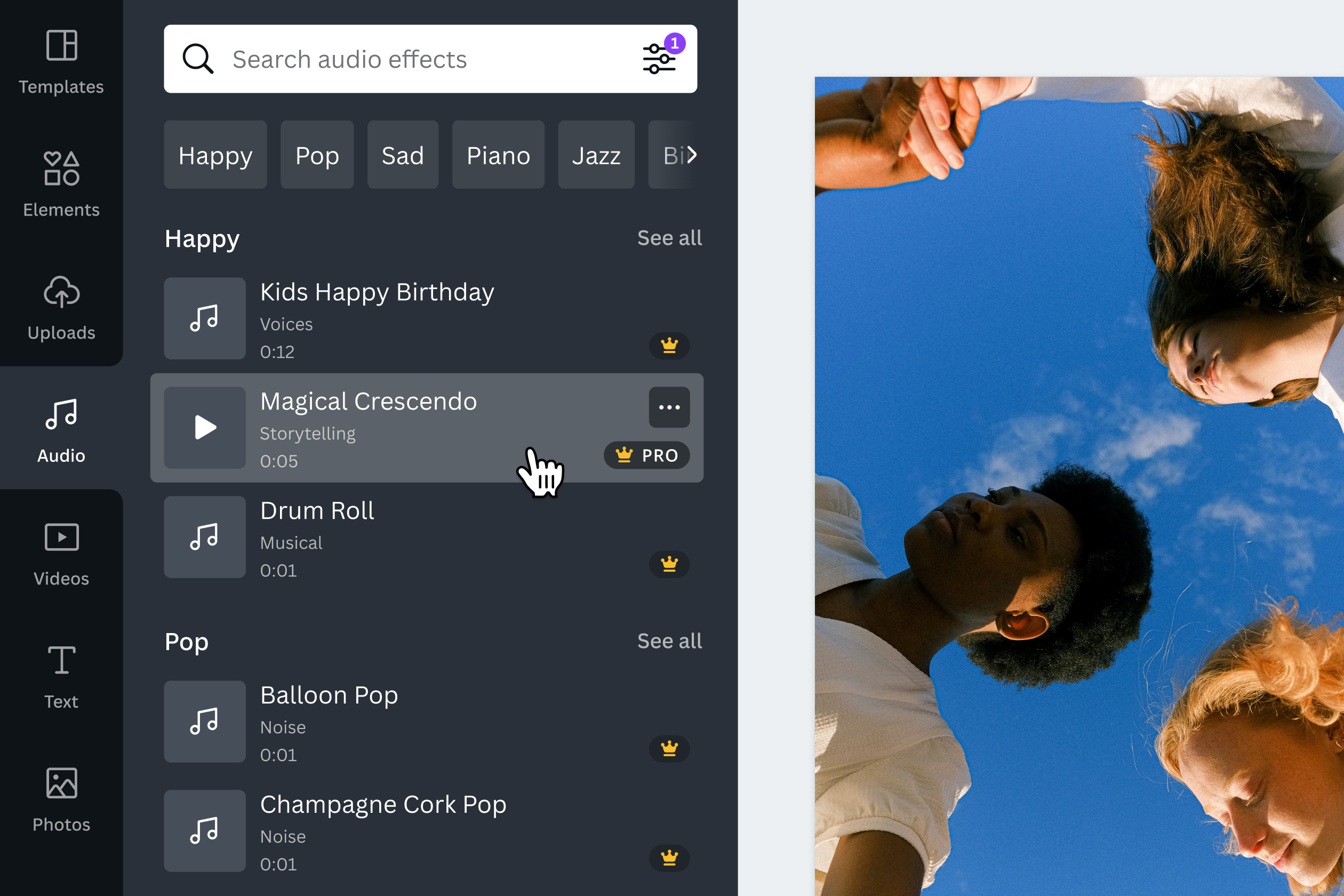 Video SFX Feature Card 3