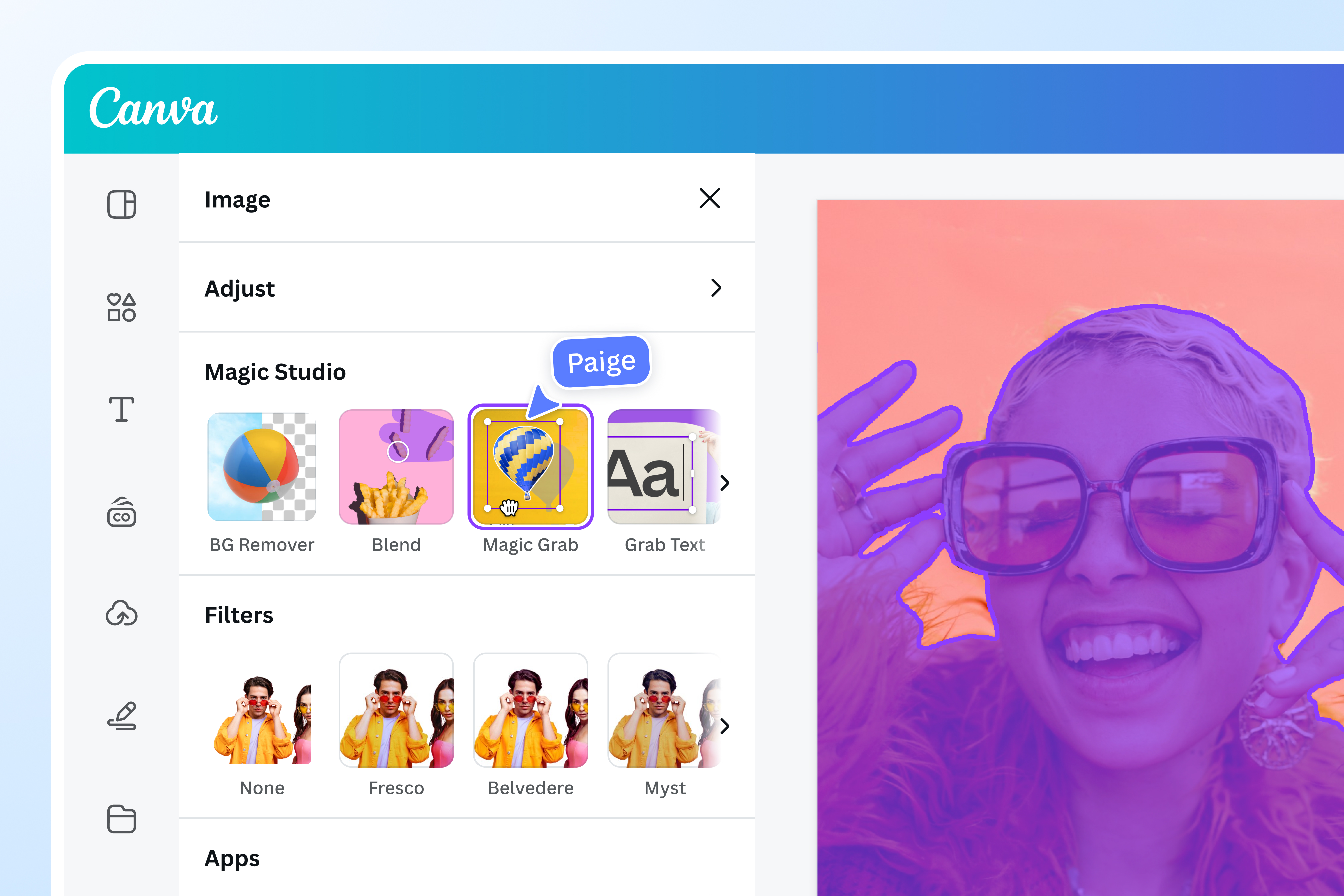Use Magic Grab to isolate the subject Use Magic Grab to isolate the subject