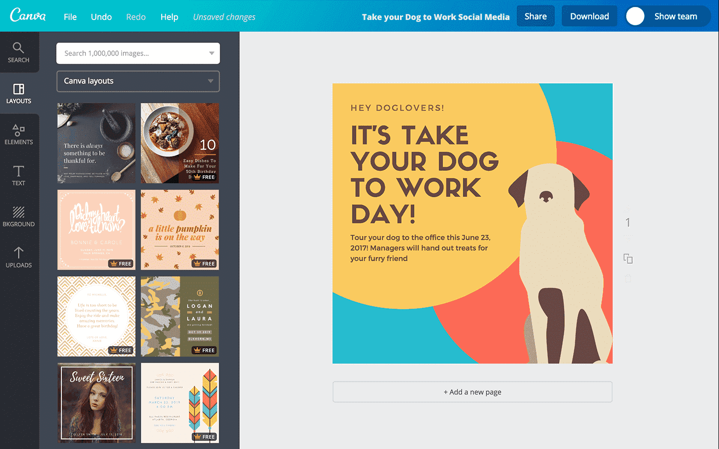 Take your Dog to Work SMG