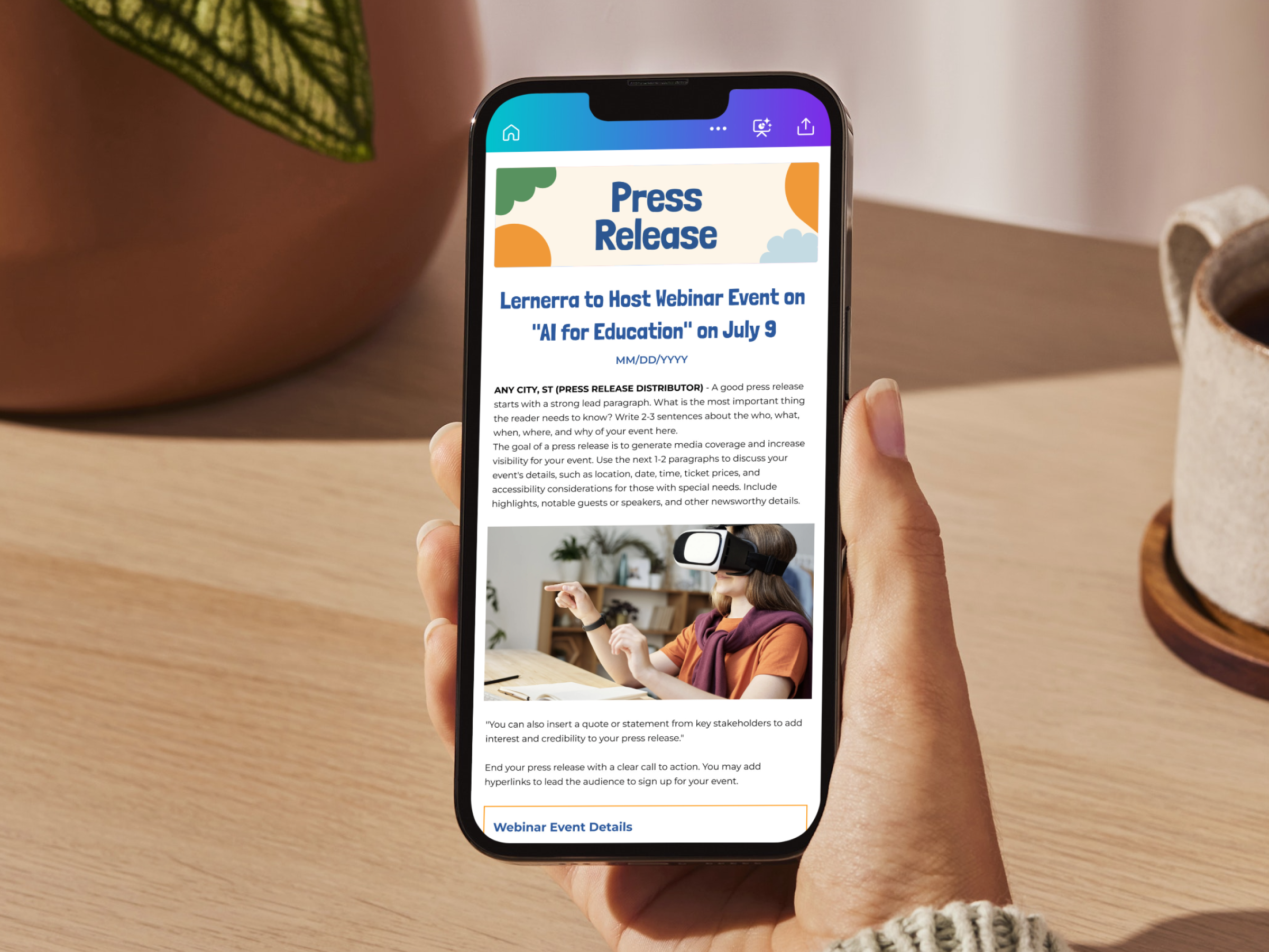 Long Form - Press Release Hero Banner (Mobile)