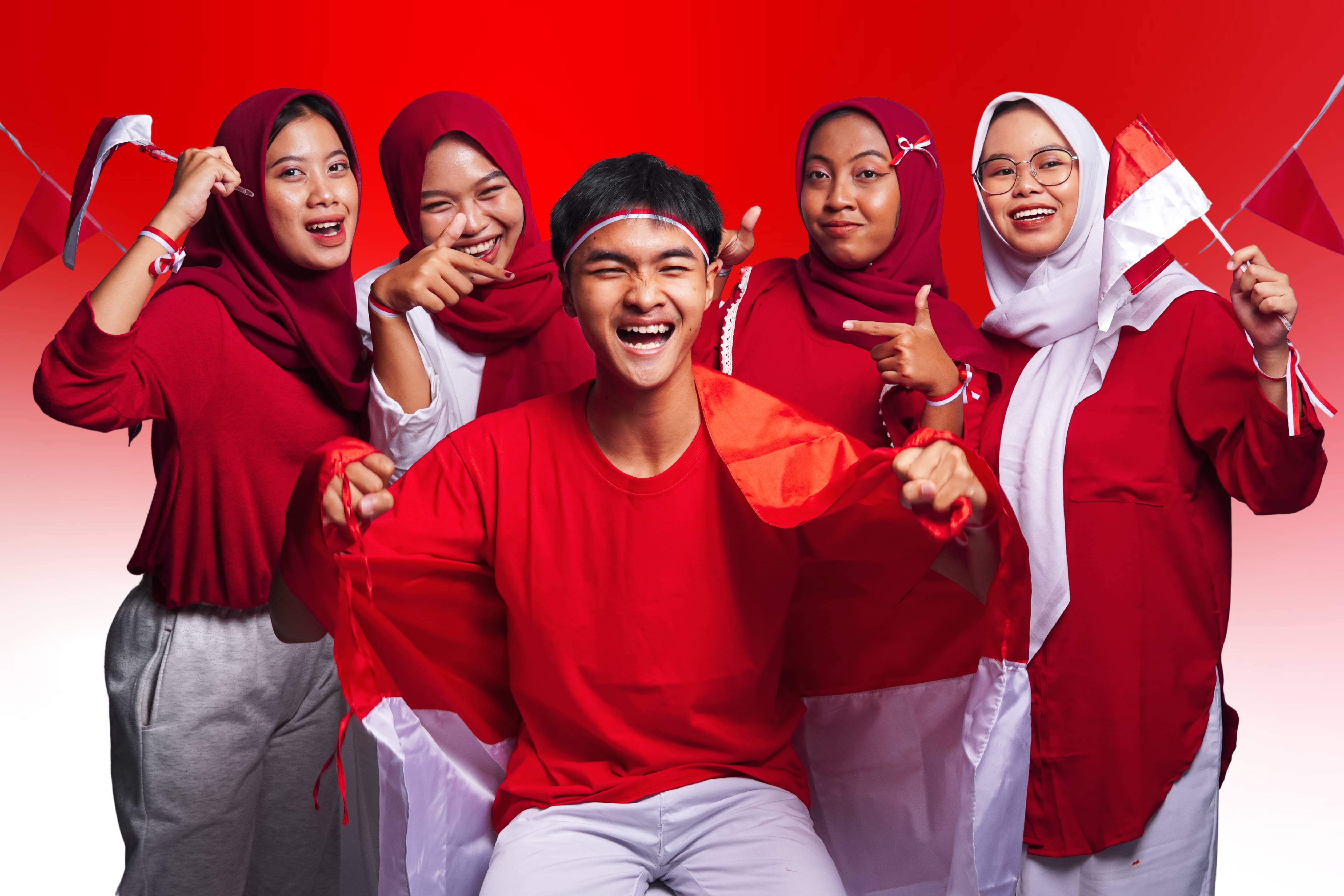 background bendera merah putih