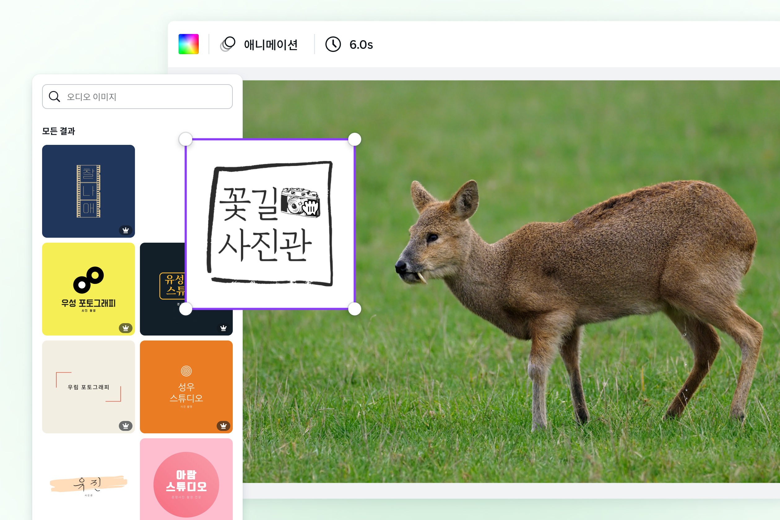 사진에 워터마크 넣기