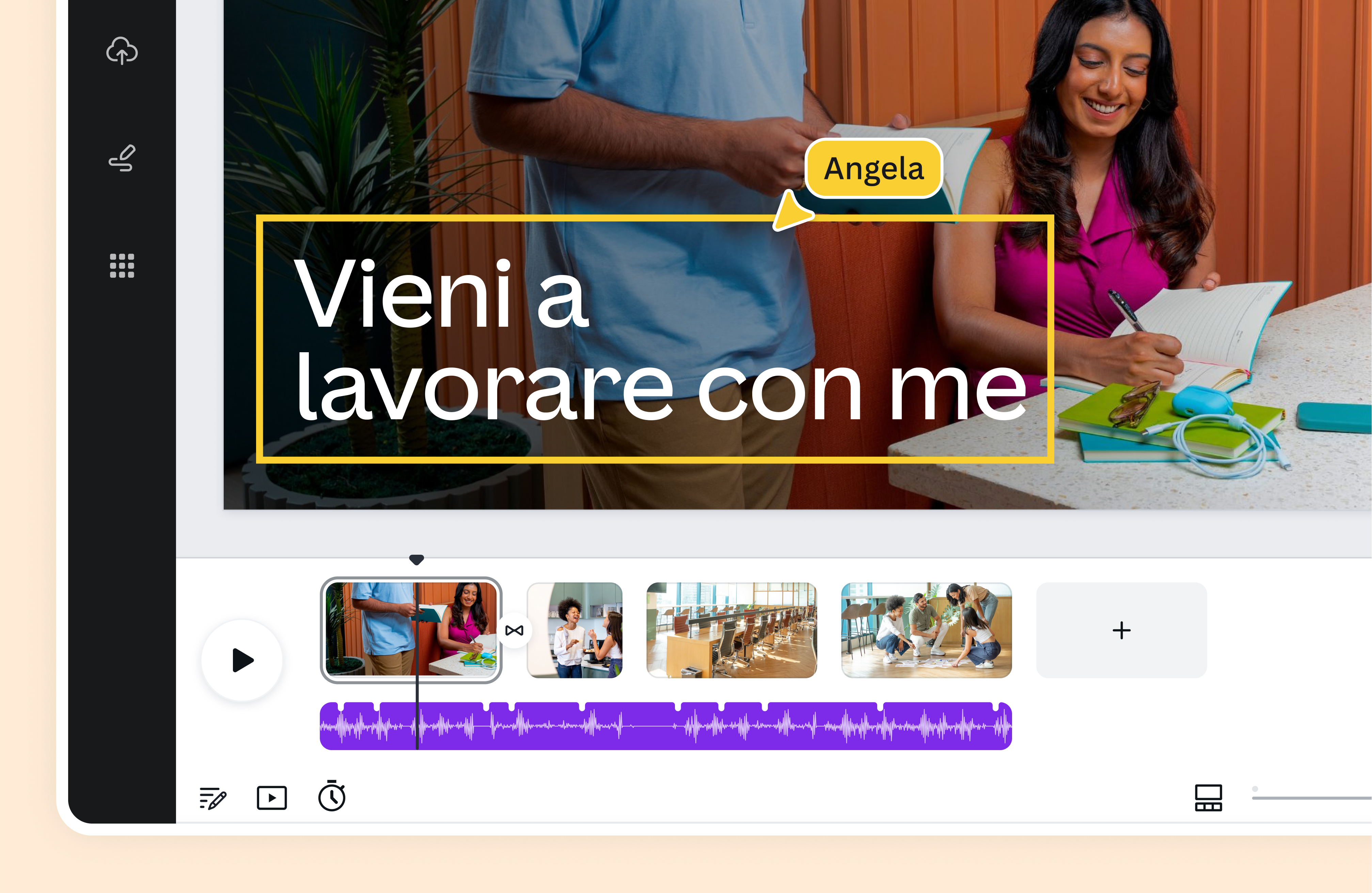 Video editor per aggiungere testo a video