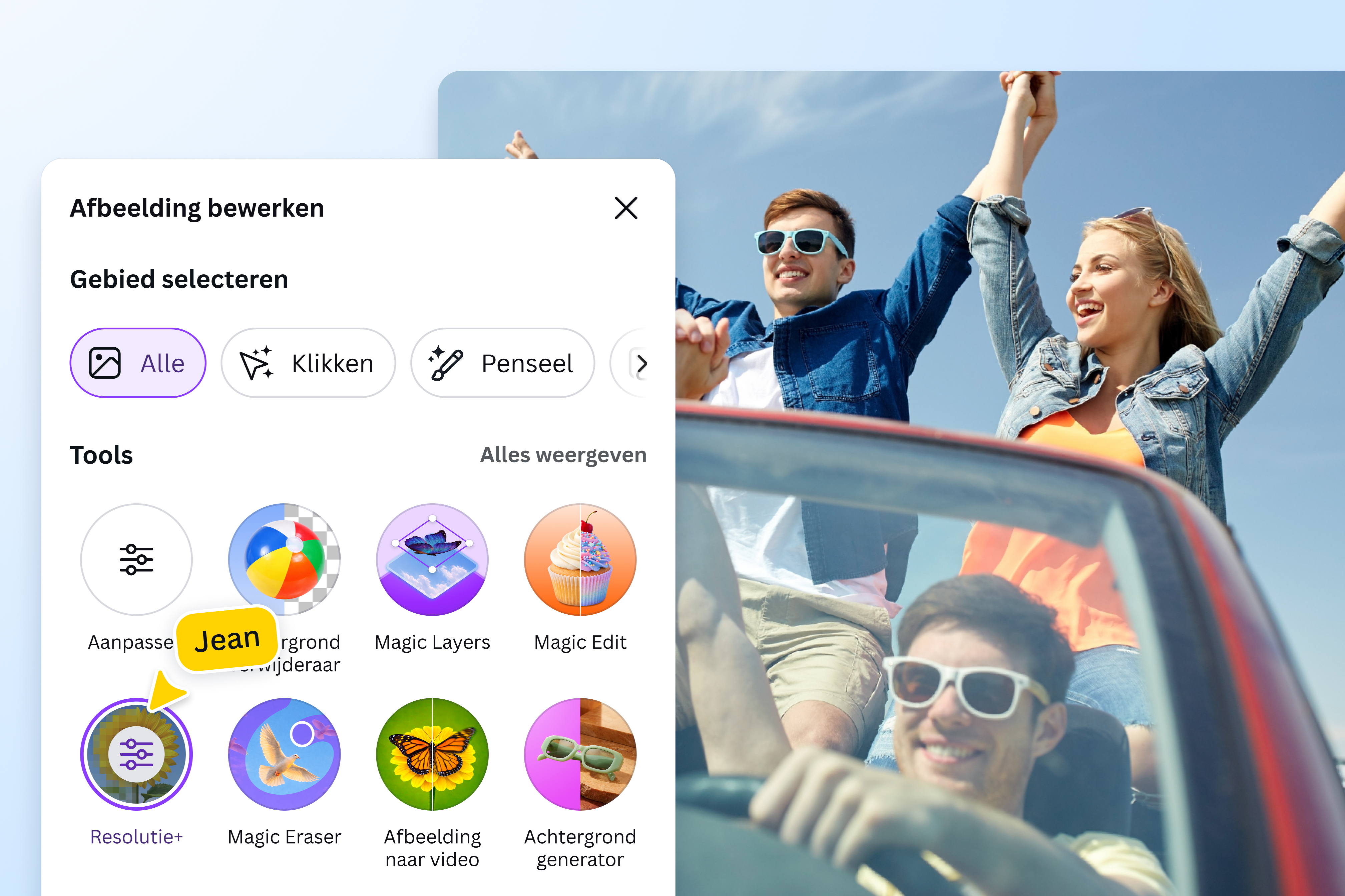 Foto opschalen - Canva