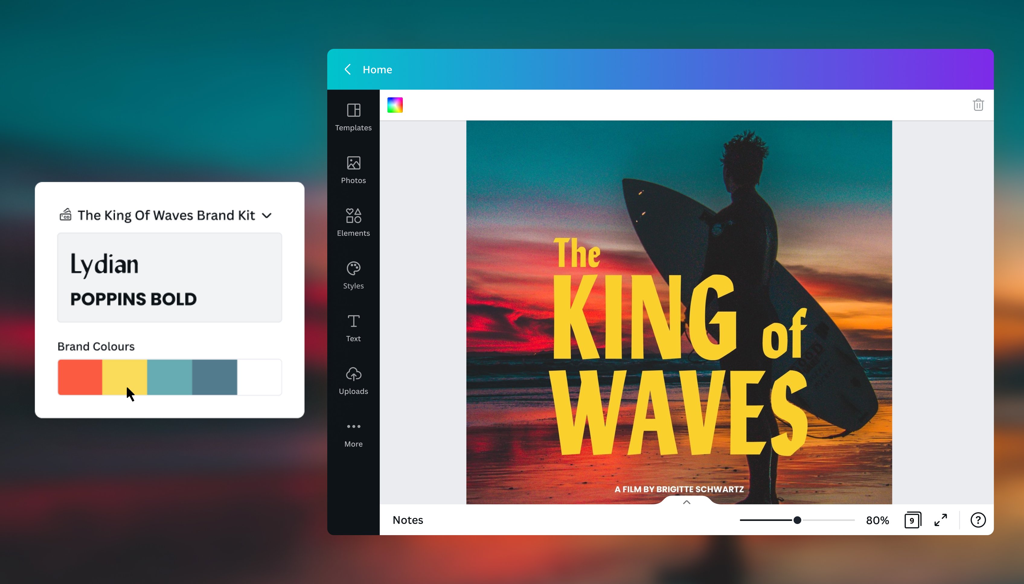 Create Movie Poster Lead