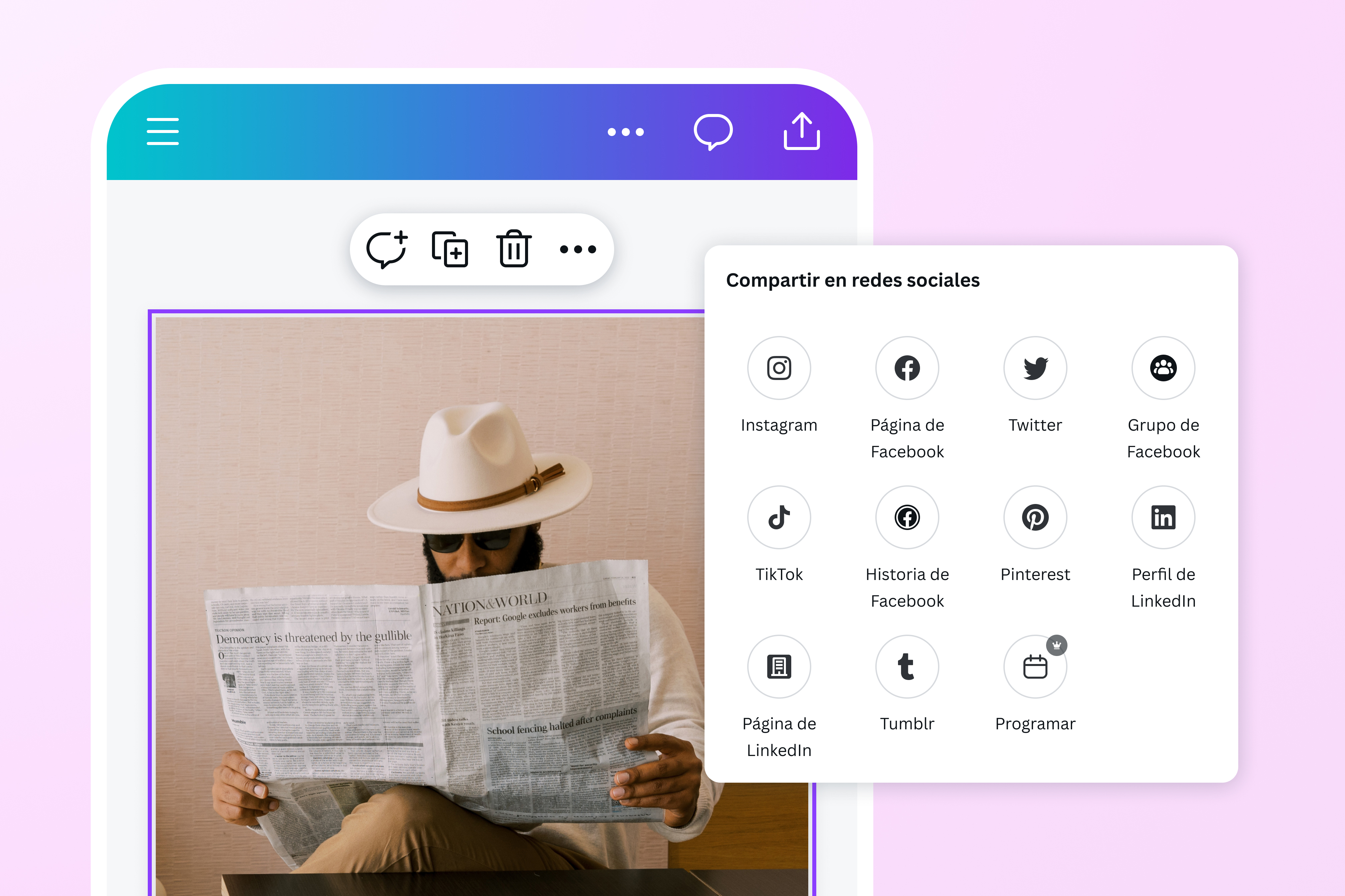 Quitar los pixeles a las imágenes es rápido con Canva