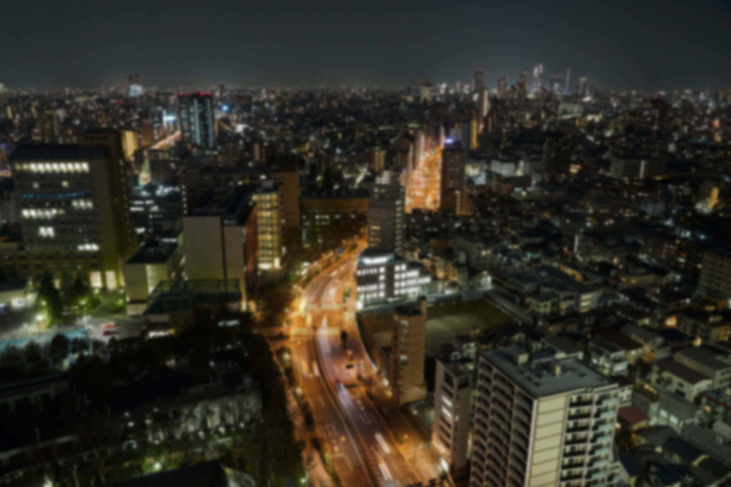 スマホで撮影した夜景の画質を良くする
