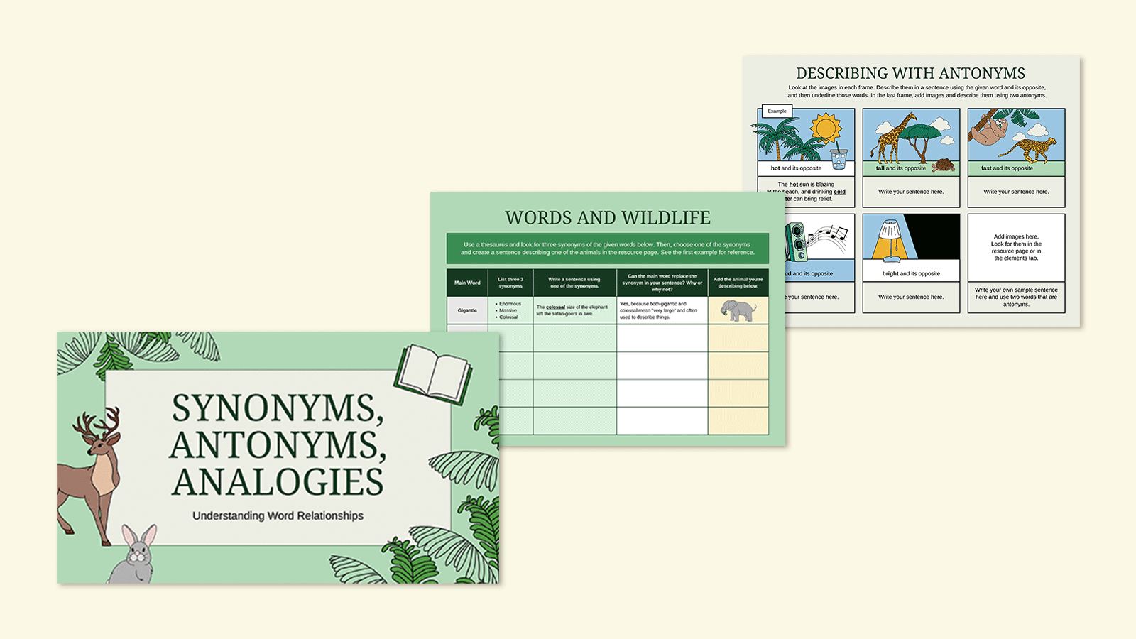 Synonyms and Antonyms Lesson Plan, PDF, Worksheet