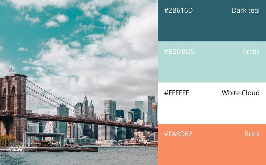 100 color combination ideas and examples | Canva