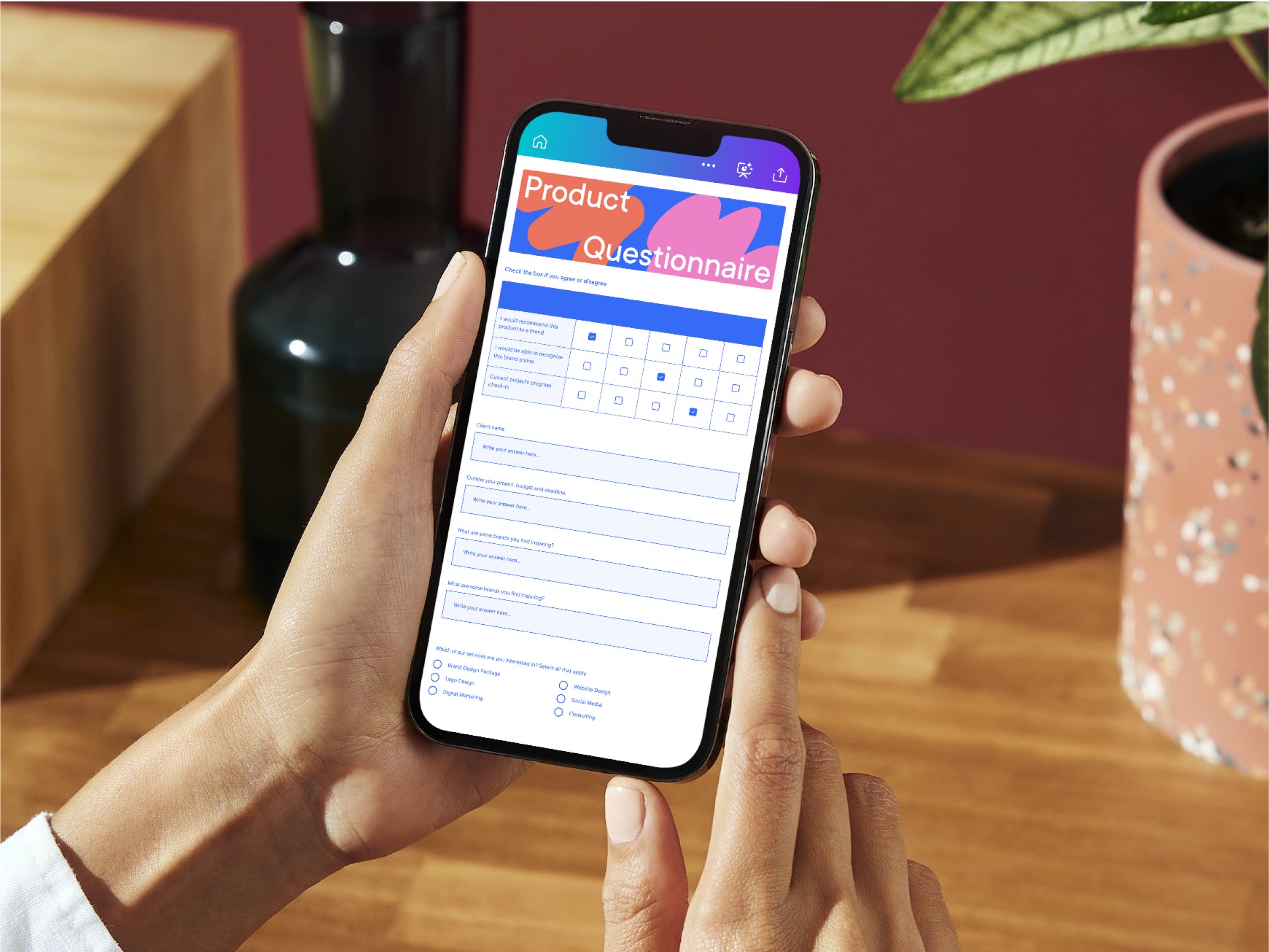 Questionnaires - Hero Banner (Mobile)