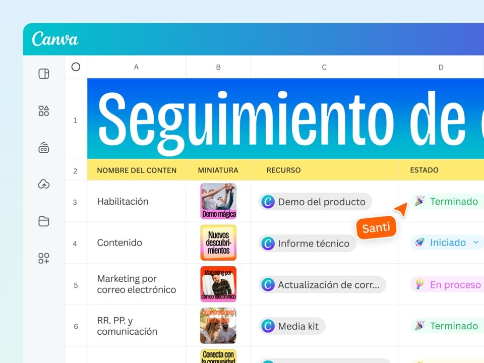 Hojas de cálculo, rediseñadas para ser más visuales y potentes
