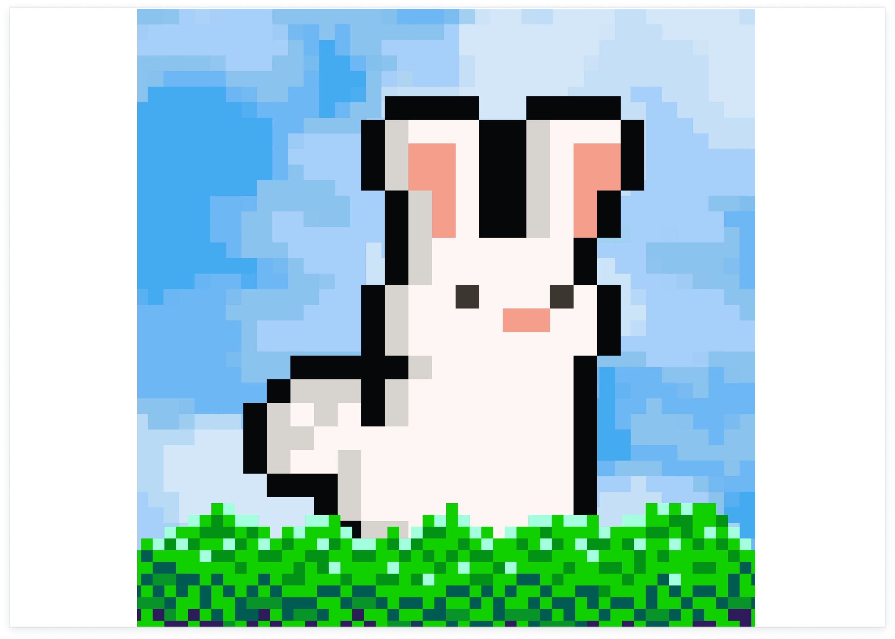 Create Pixel Art Hero Banner