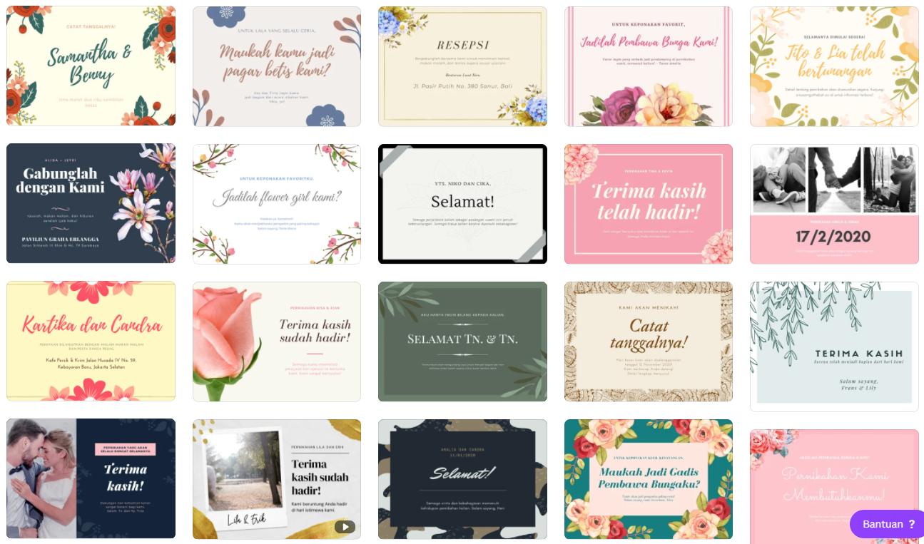 Membuat Kartu Ucapan Pernikahan