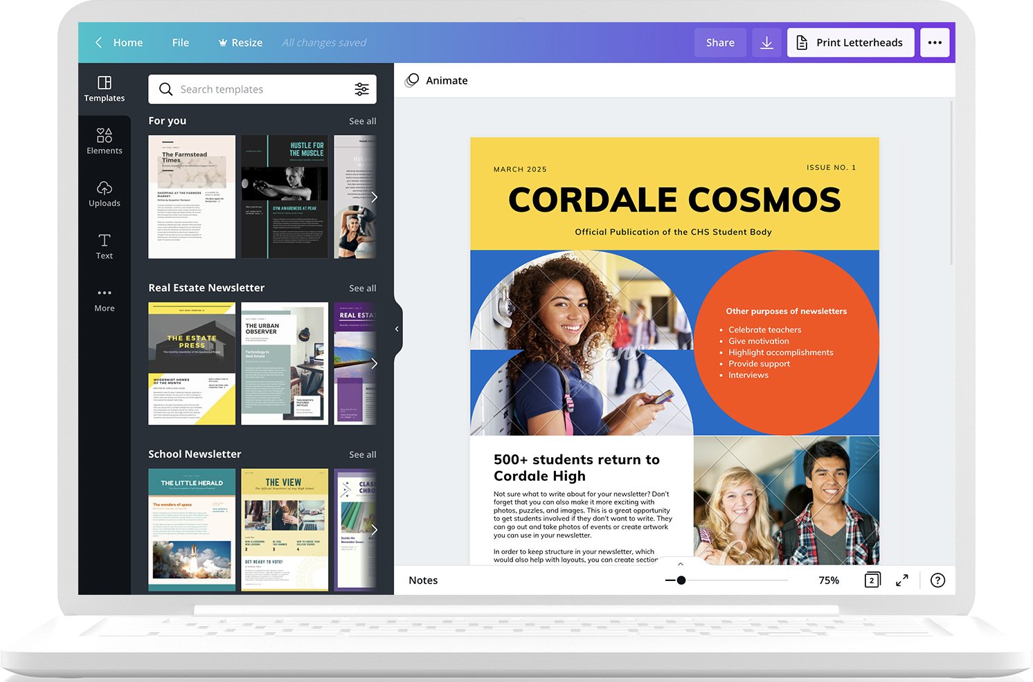 How to design and publish your newsletter