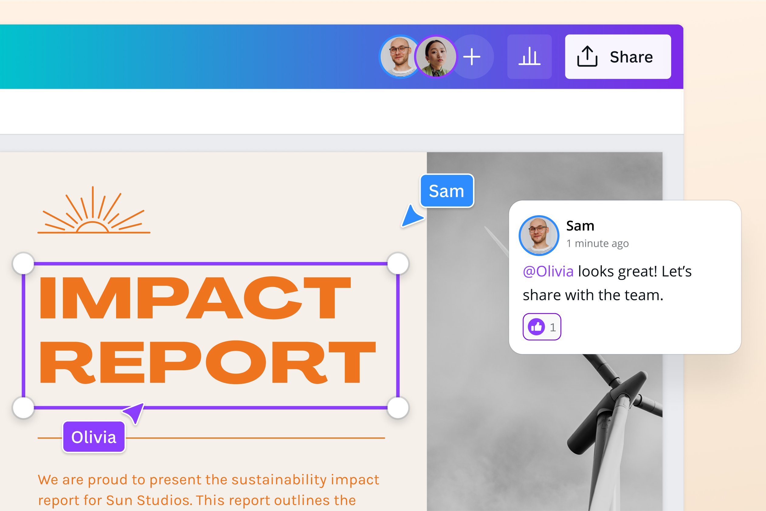 Collaborate and convert PDF to PPT files