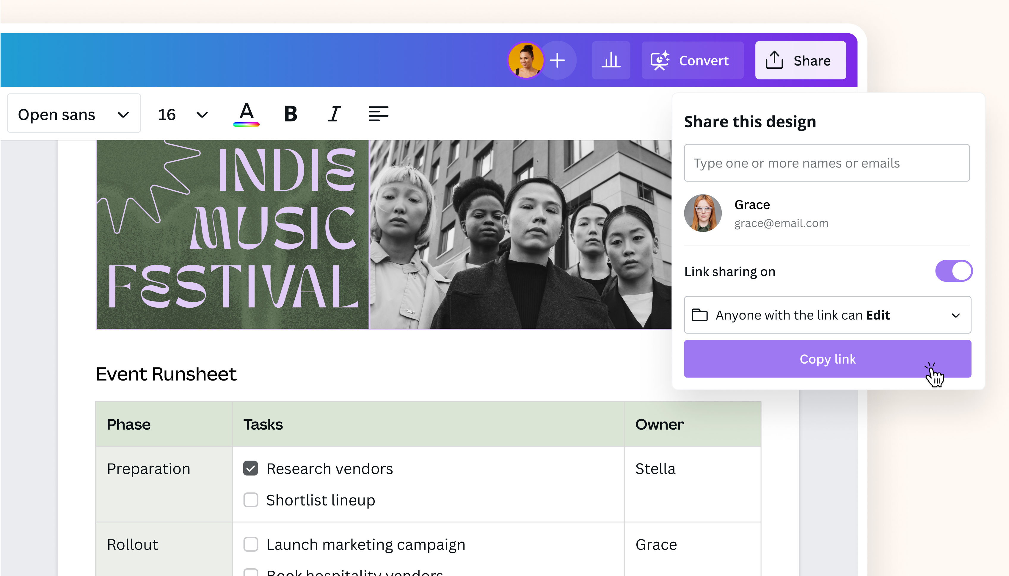 Create Event Proposal Lead