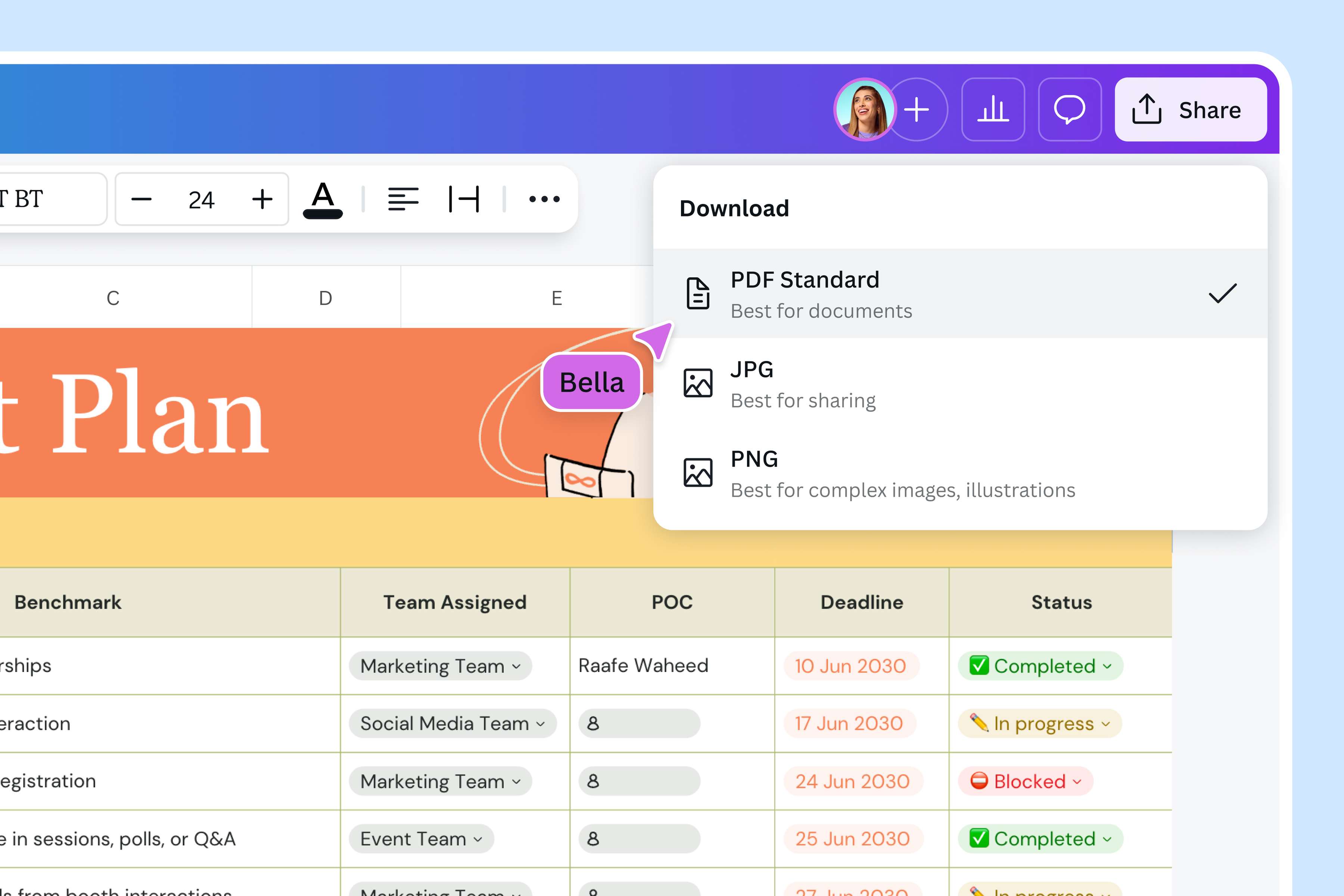 Ubah CSV ke PDF dalam sekejap