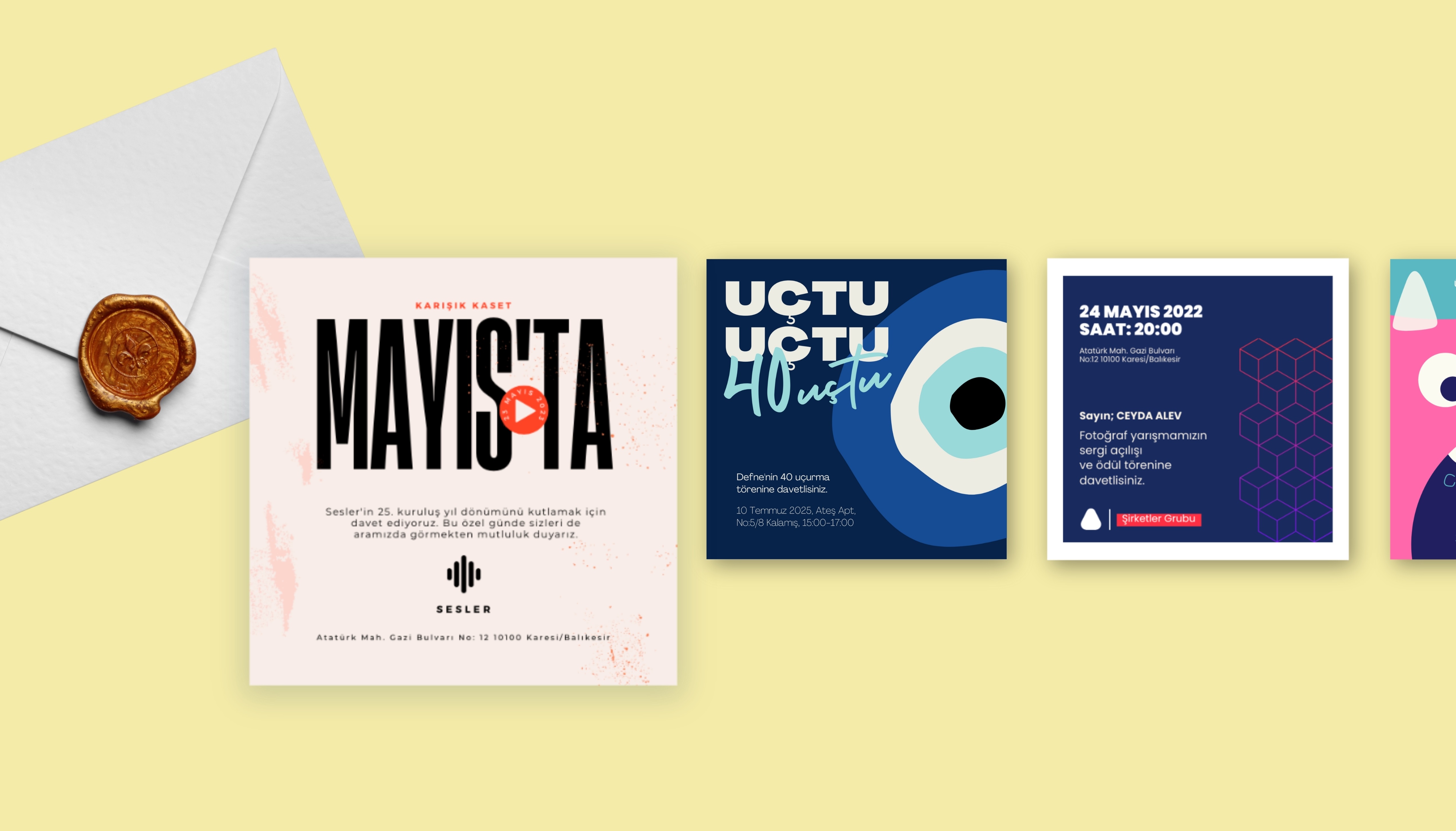 Davetiye tasarla - Canva Davetiye tasarla - Canva