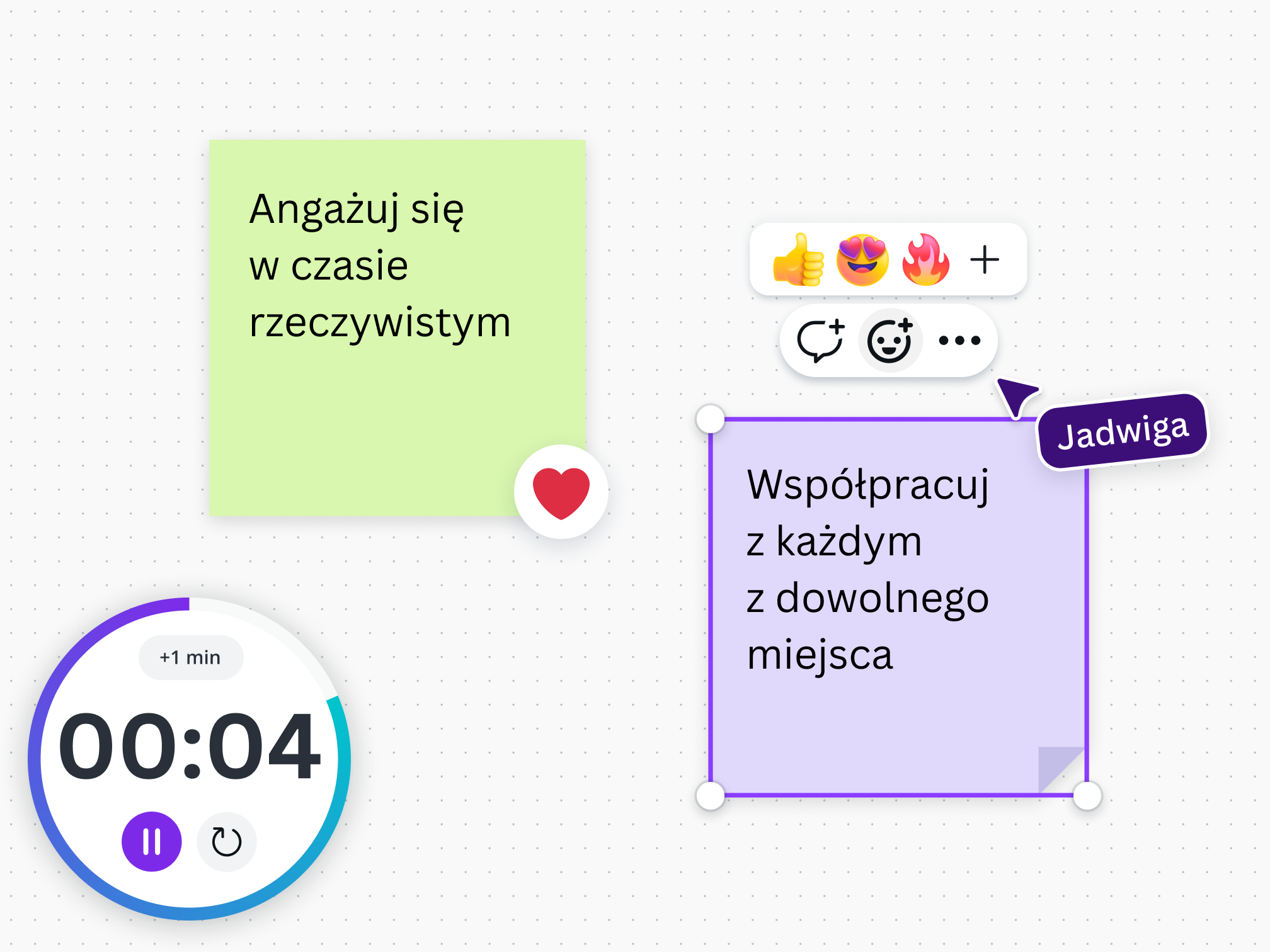 A preview of real-time collaboration on a whiteboard