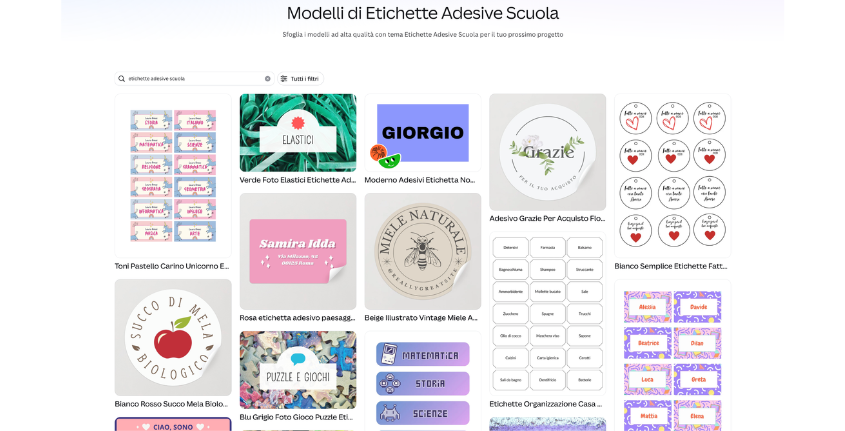 Etichette personalizzate online Etichette personalizzate online