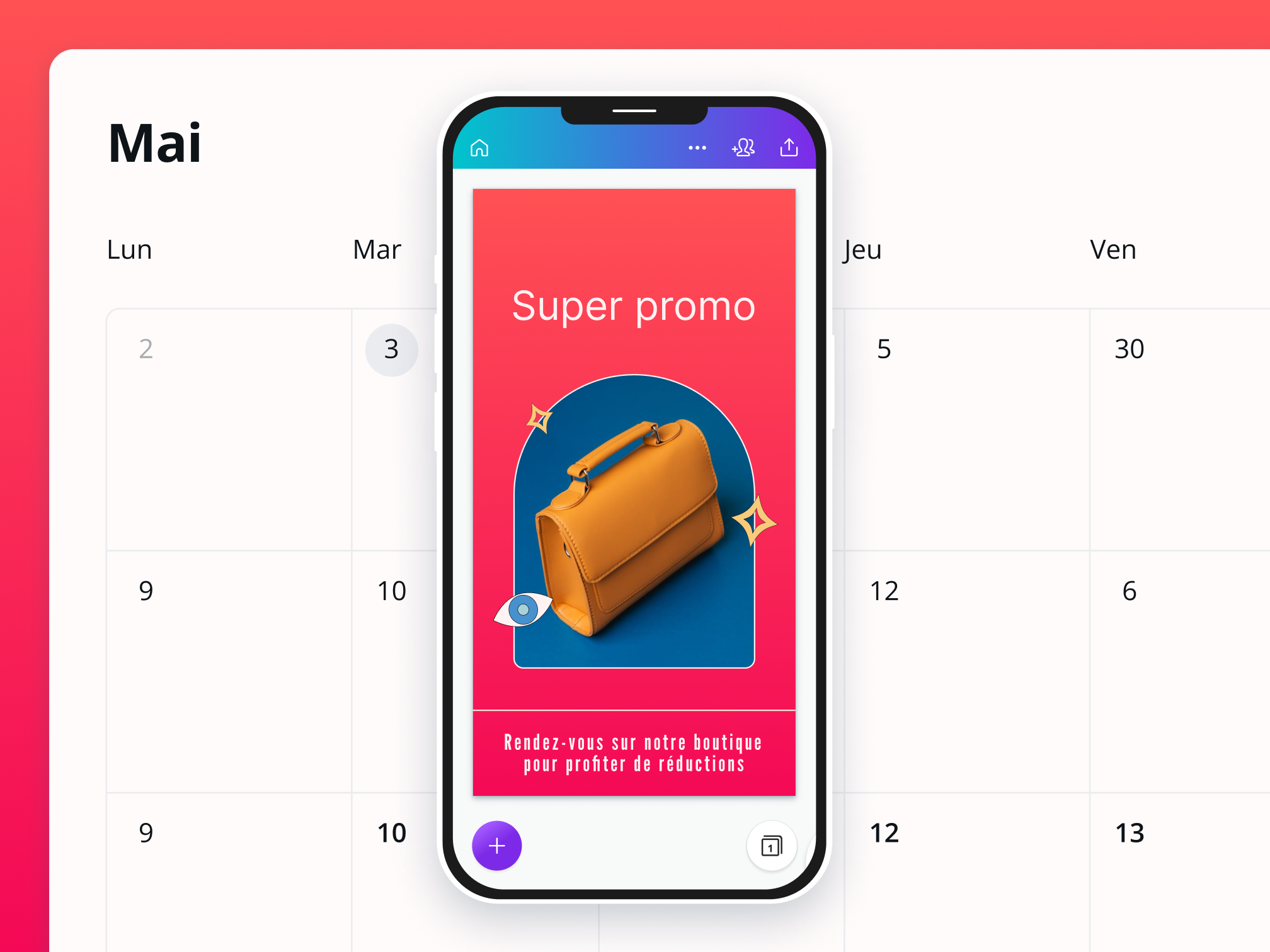 All the social media planning, creation, and scheduling tools on Canva