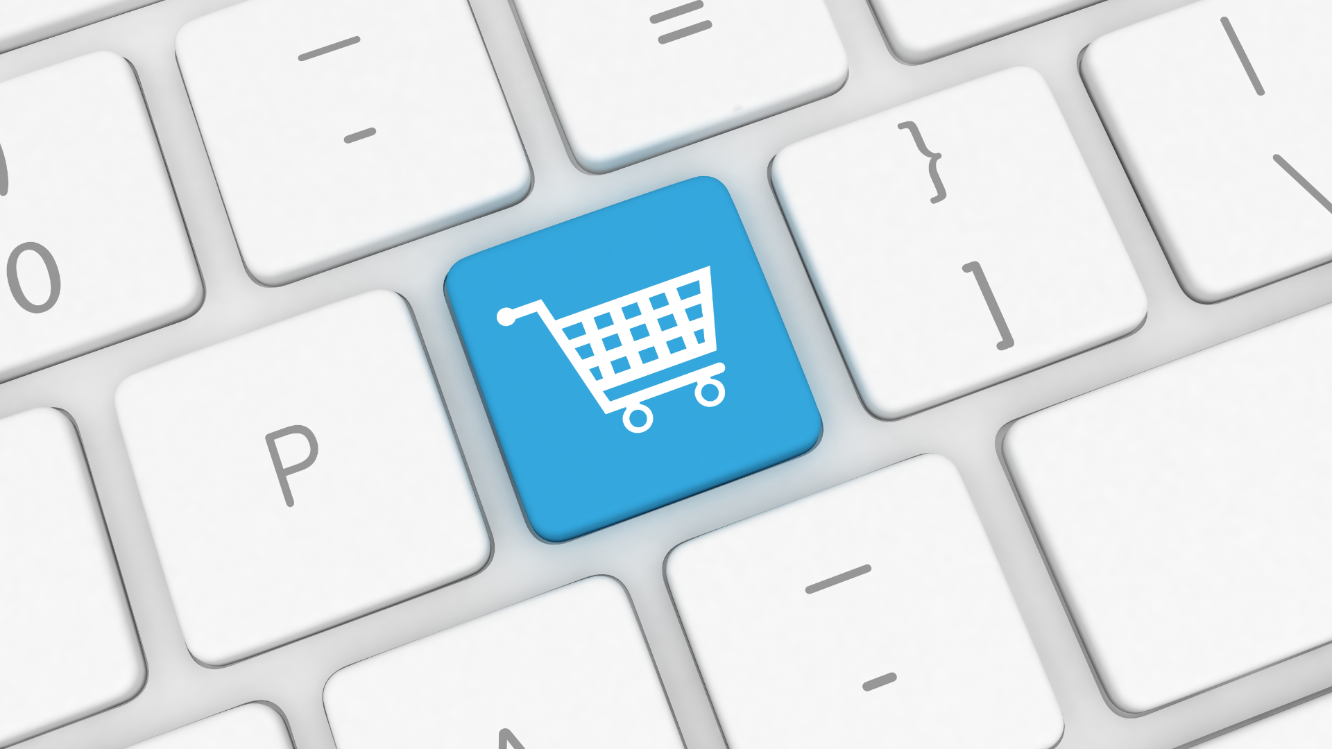 Canva,polices,caractères,commerce,touche bleue,clavier,chariot magasin